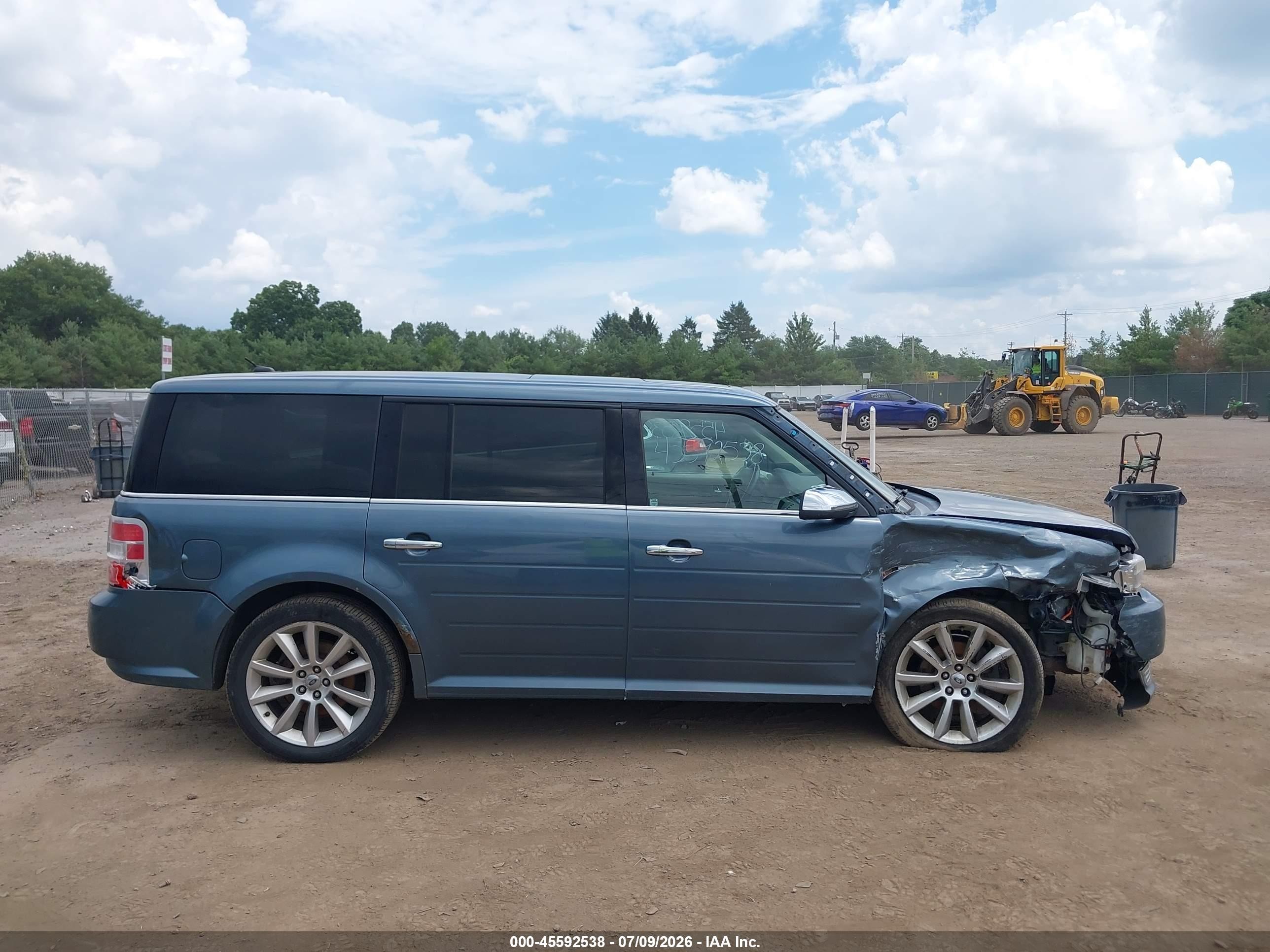 2010 Ford Flex Limited Light Blue vin: 2FMHK6DC3ABA99364