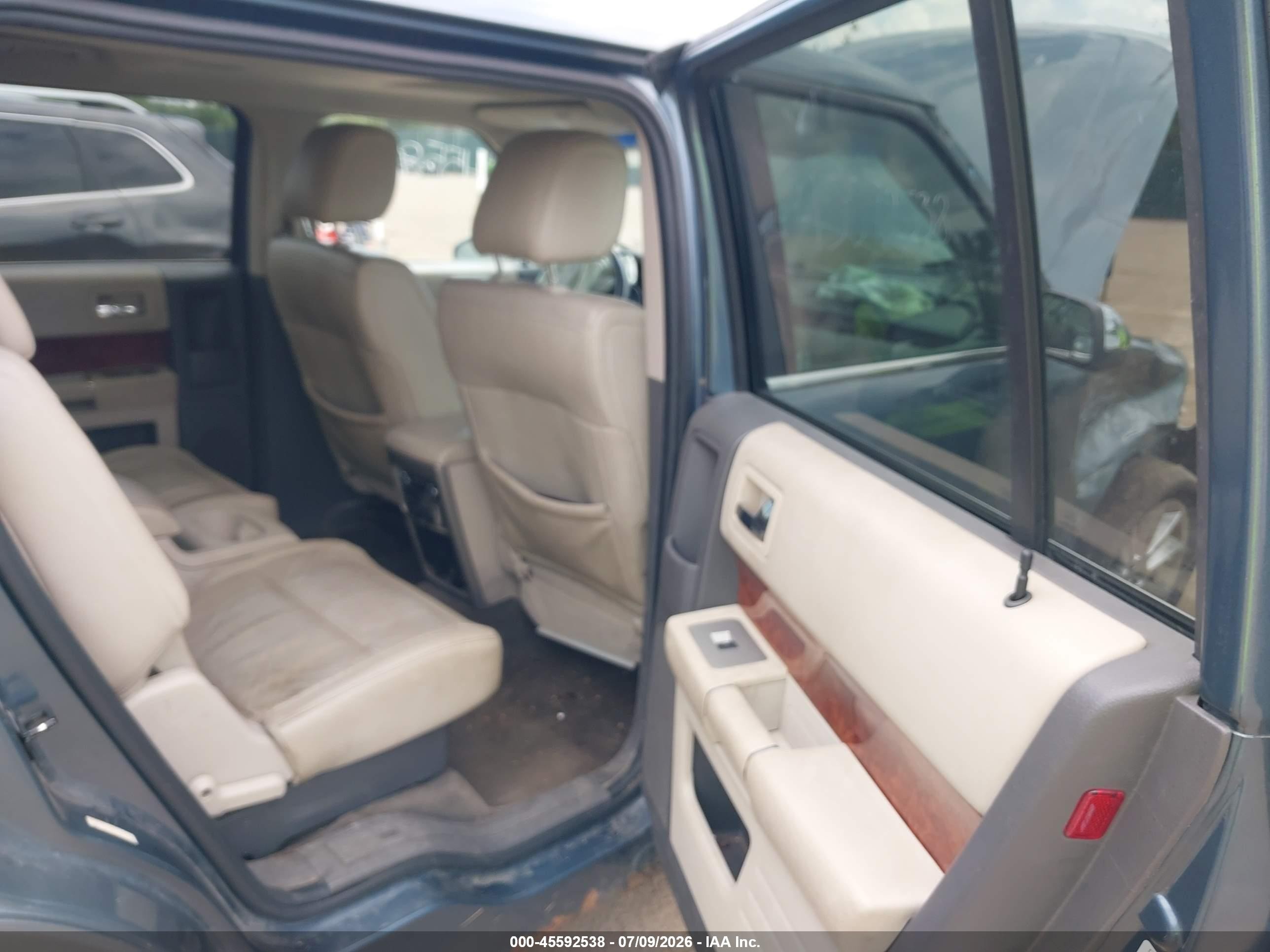 2010 Ford Flex Limited Light Blue vin: 2FMHK6DC3ABA99364