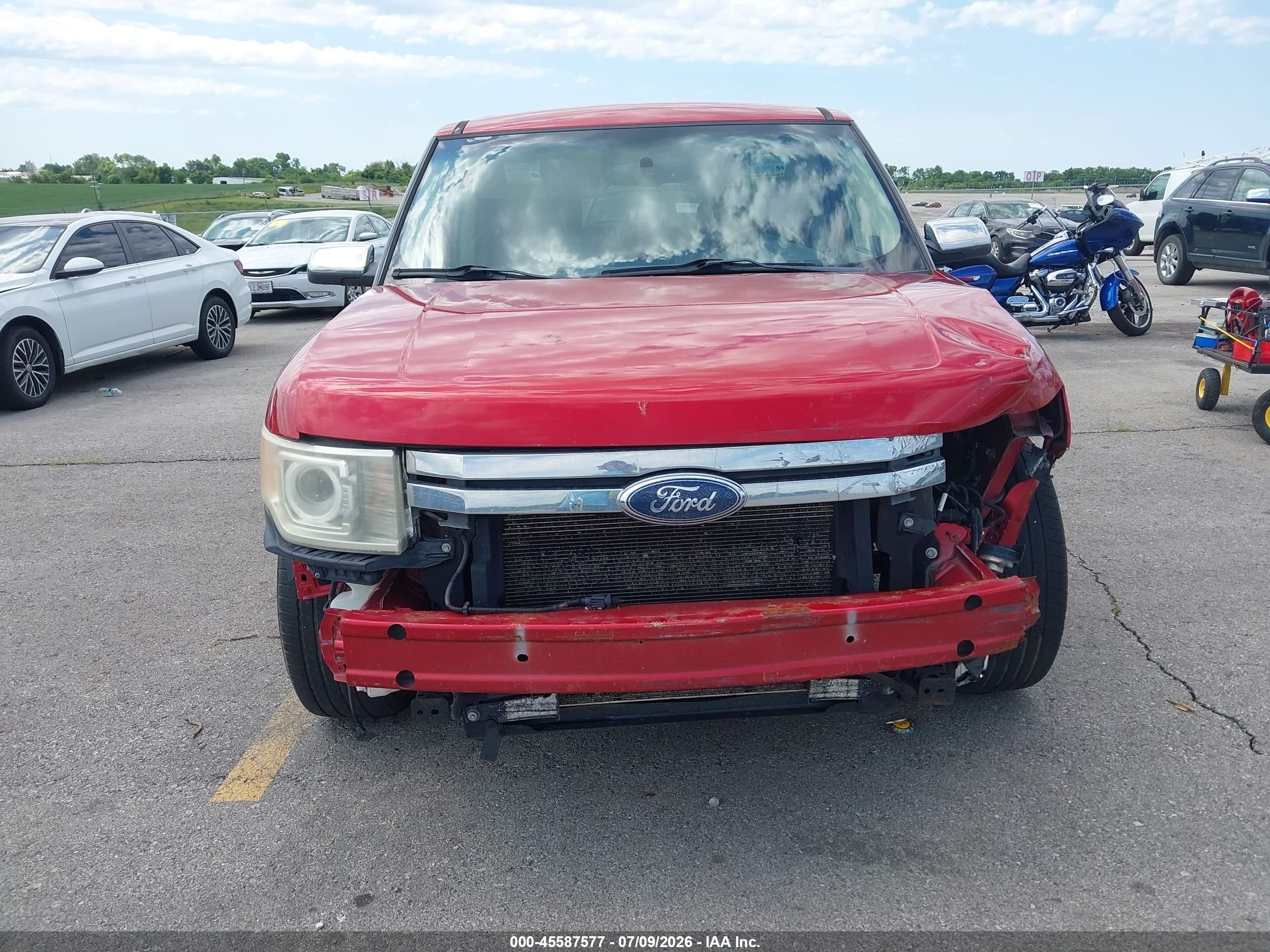 2010 Ford Flex Limited Red vin: 2FMHK6DC3ABD01216