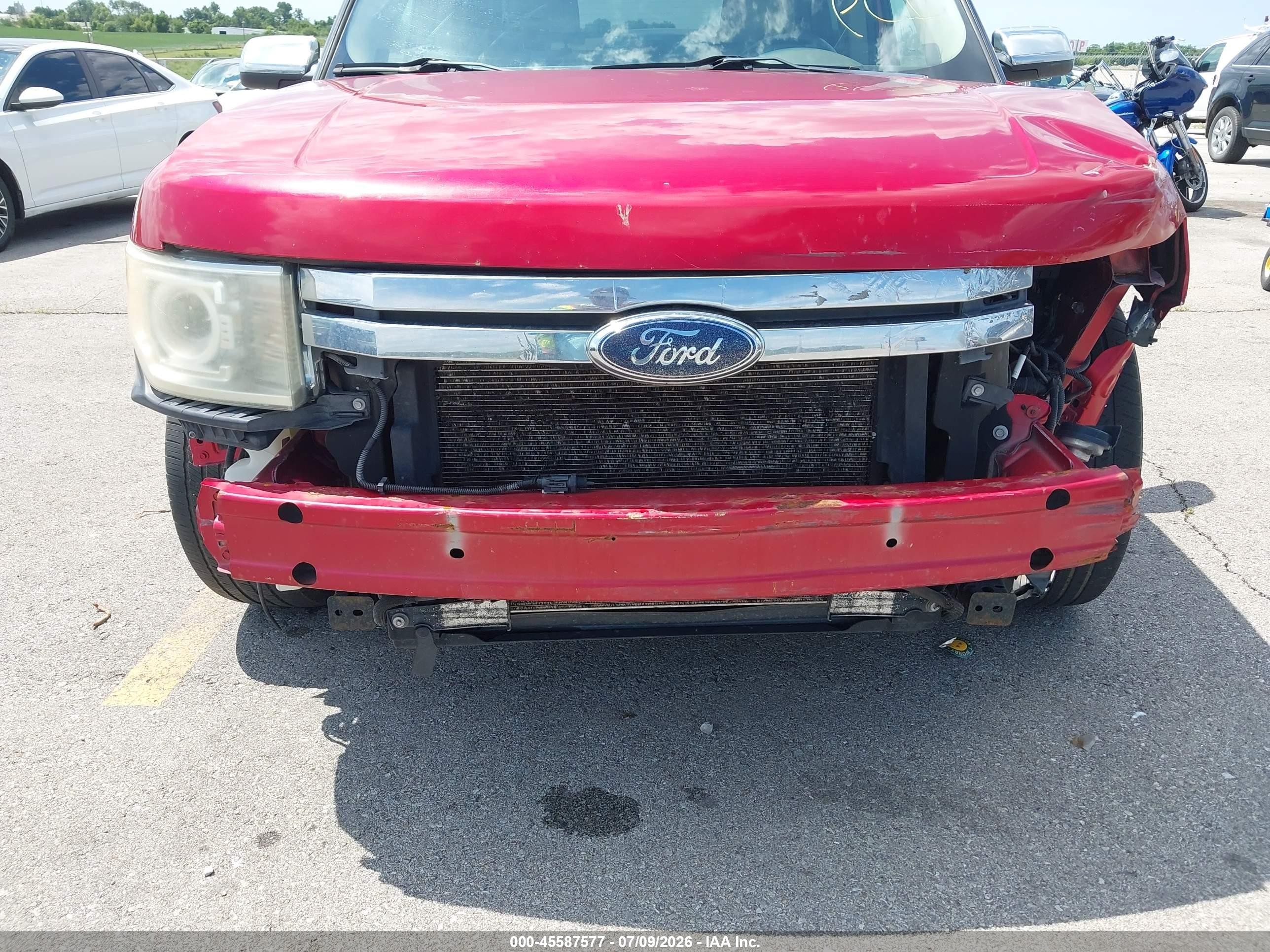 2010 Ford Flex Limited Red vin: 2FMHK6DC3ABD01216