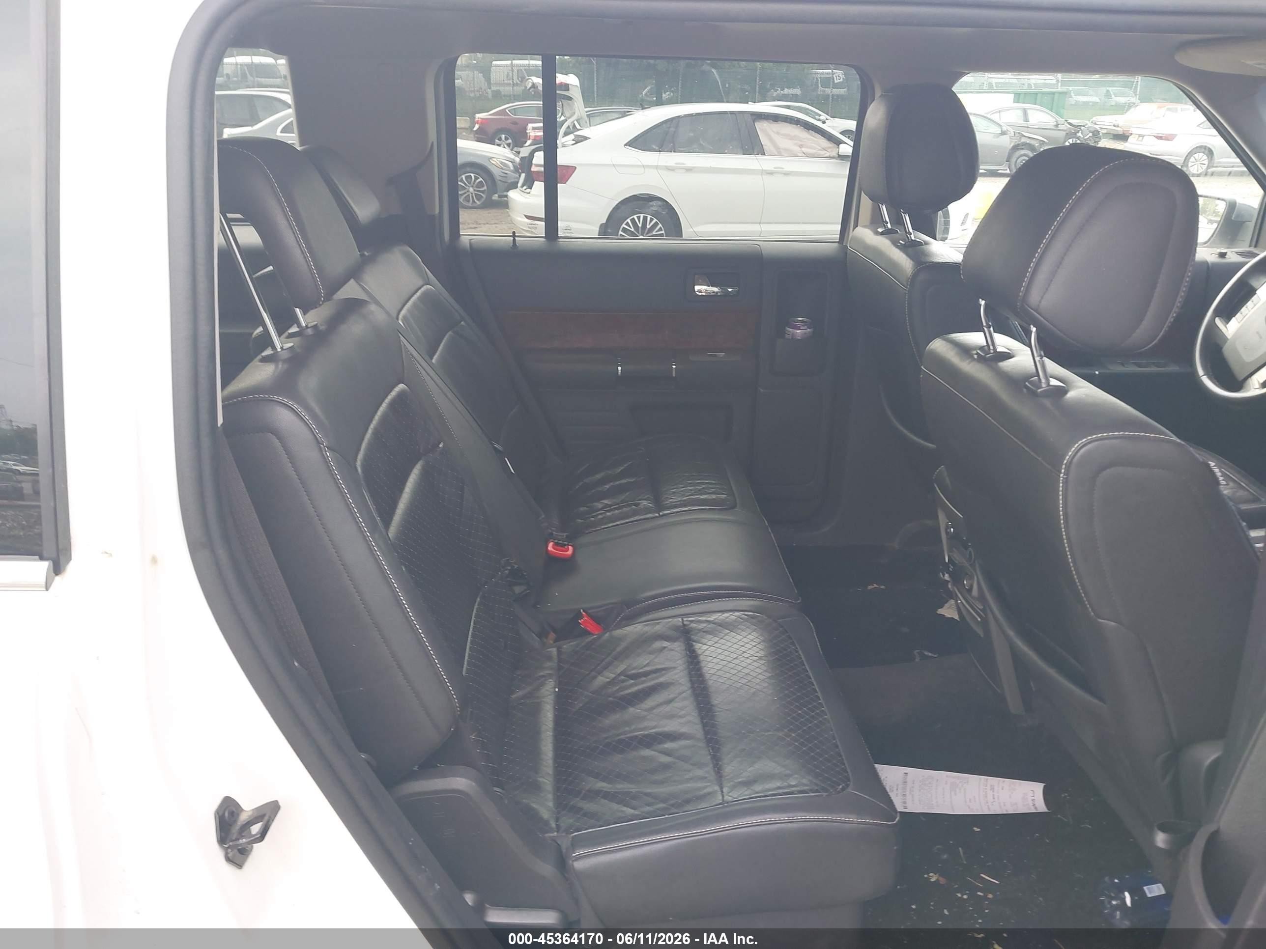 2011 Ford Flex Limited White vin: 2FMHK6DC4BBD25283