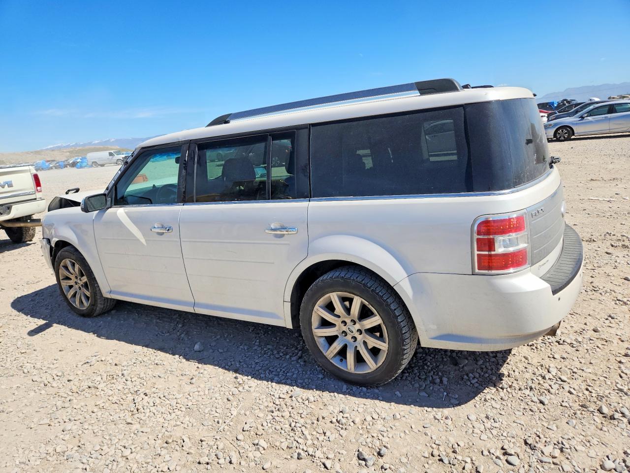 2012 Ford Flex Limited White vin: 2FMHK6DC6CBD08972