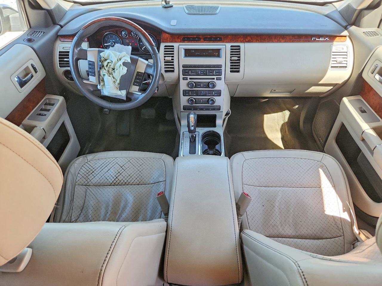 2012 Ford Flex Limited White vin: 2FMHK6DC6CBD08972