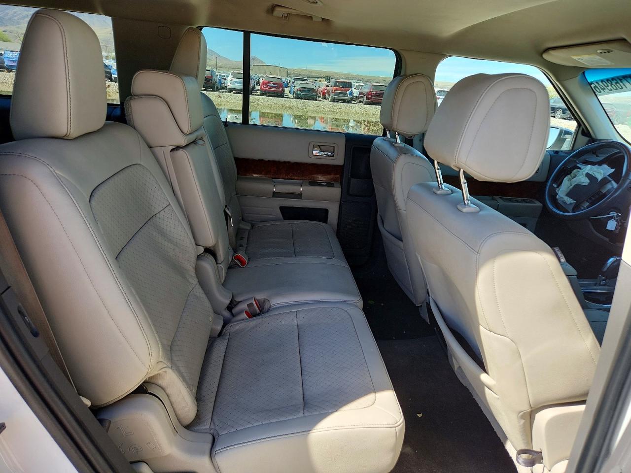 2012 Ford Flex Limited White vin: 2FMHK6DC6CBD08972