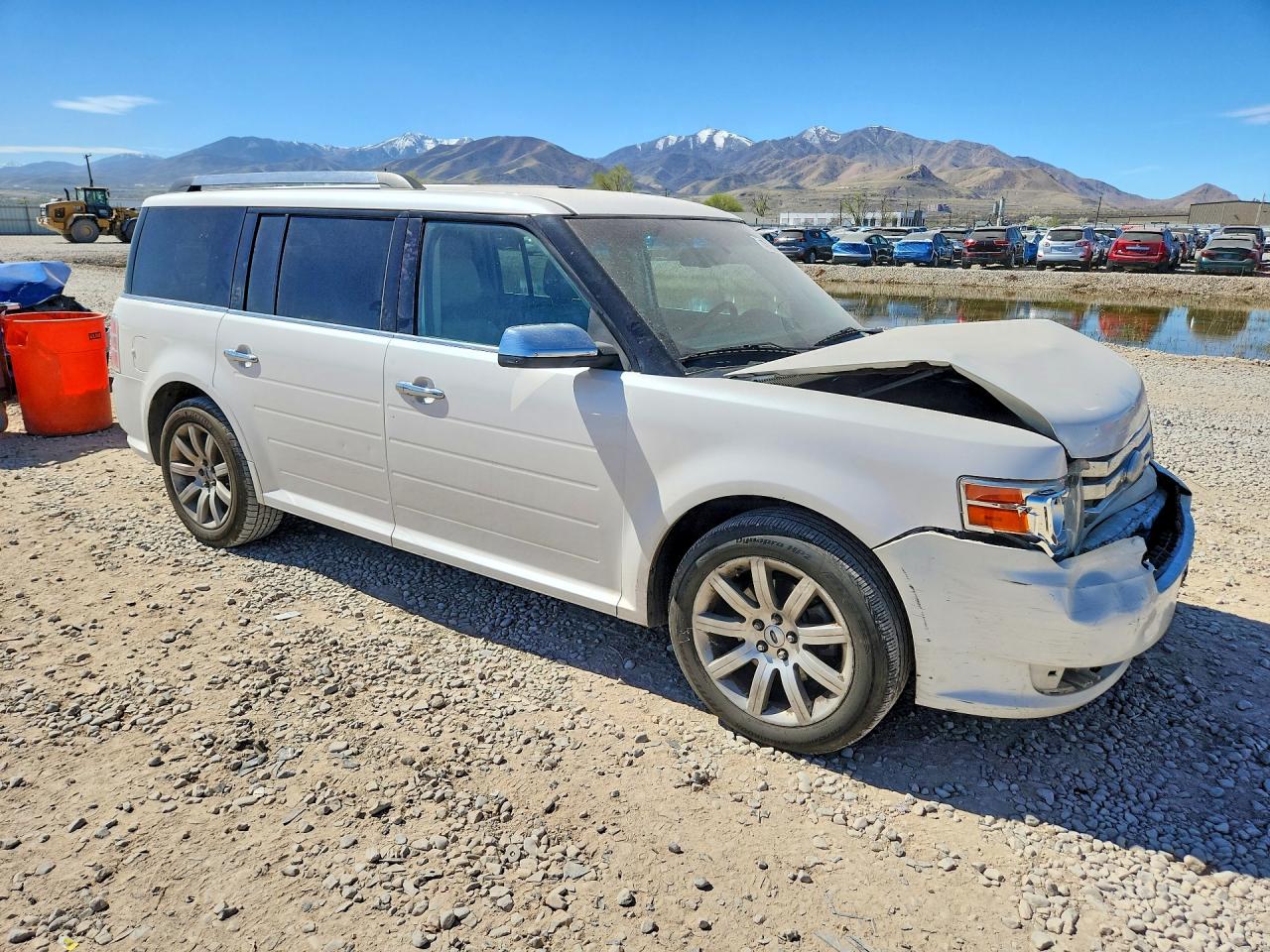 2012 Ford Flex Limited White vin: 2FMHK6DC6CBD08972