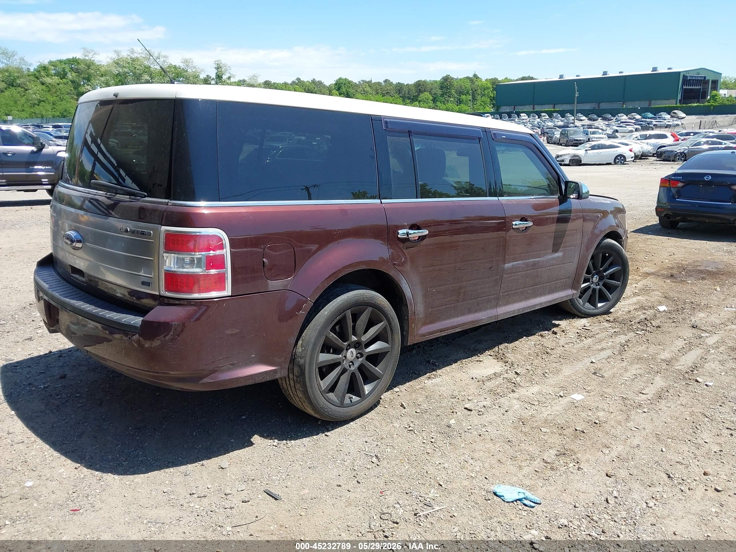 2010 Ford Flex Limited Бордовый vin: 2FMHK6DC7ABA31939