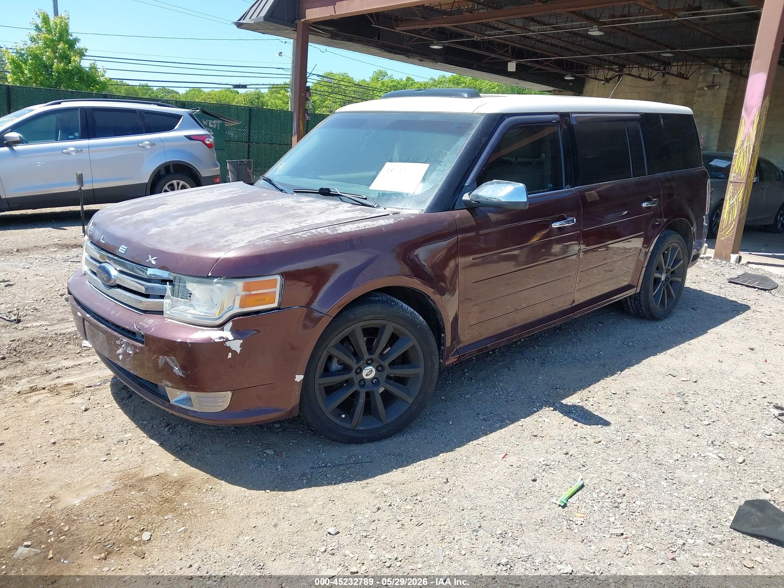 2010 Ford Flex Limited Бордовый vin: 2FMHK6DC7ABA31939