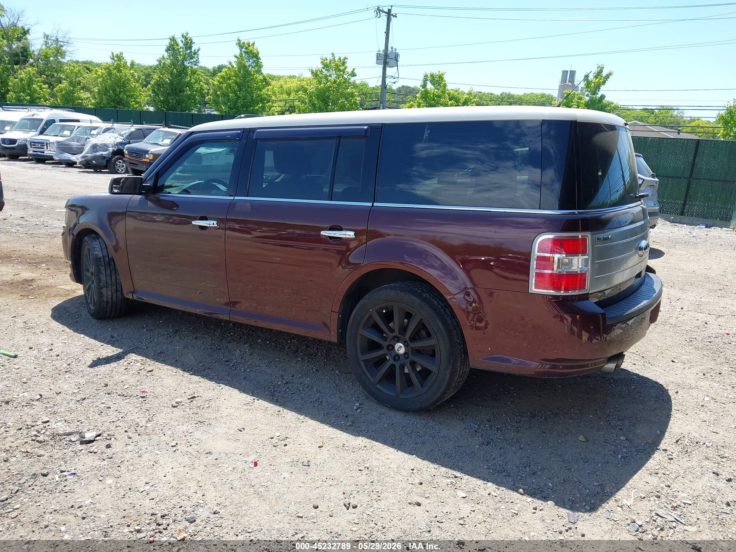 2010 Ford Flex Limited Бордовый vin: 2FMHK6DC7ABA31939