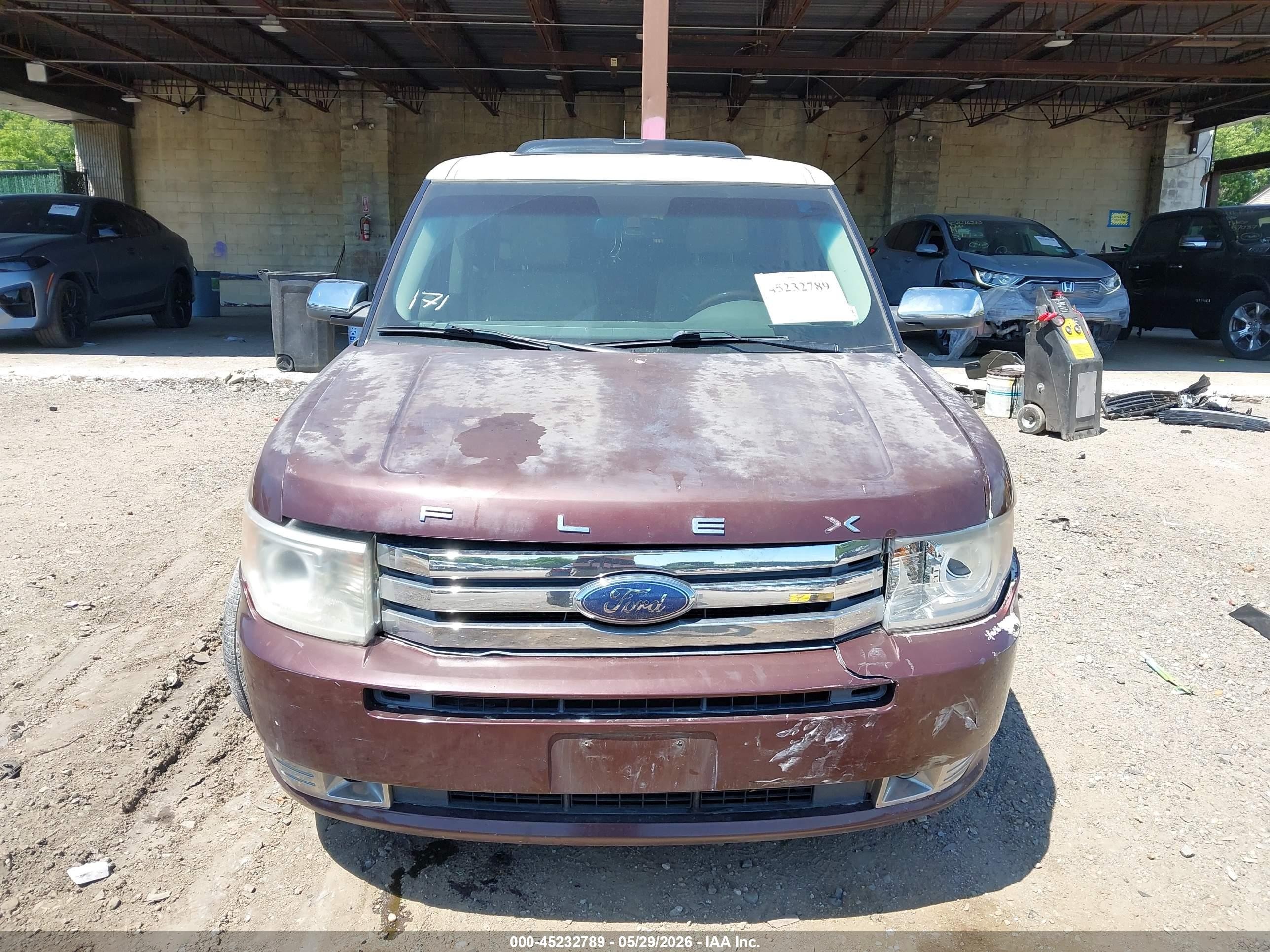2010 Ford Flex Limited Бордовый vin: 2FMHK6DC7ABA31939
