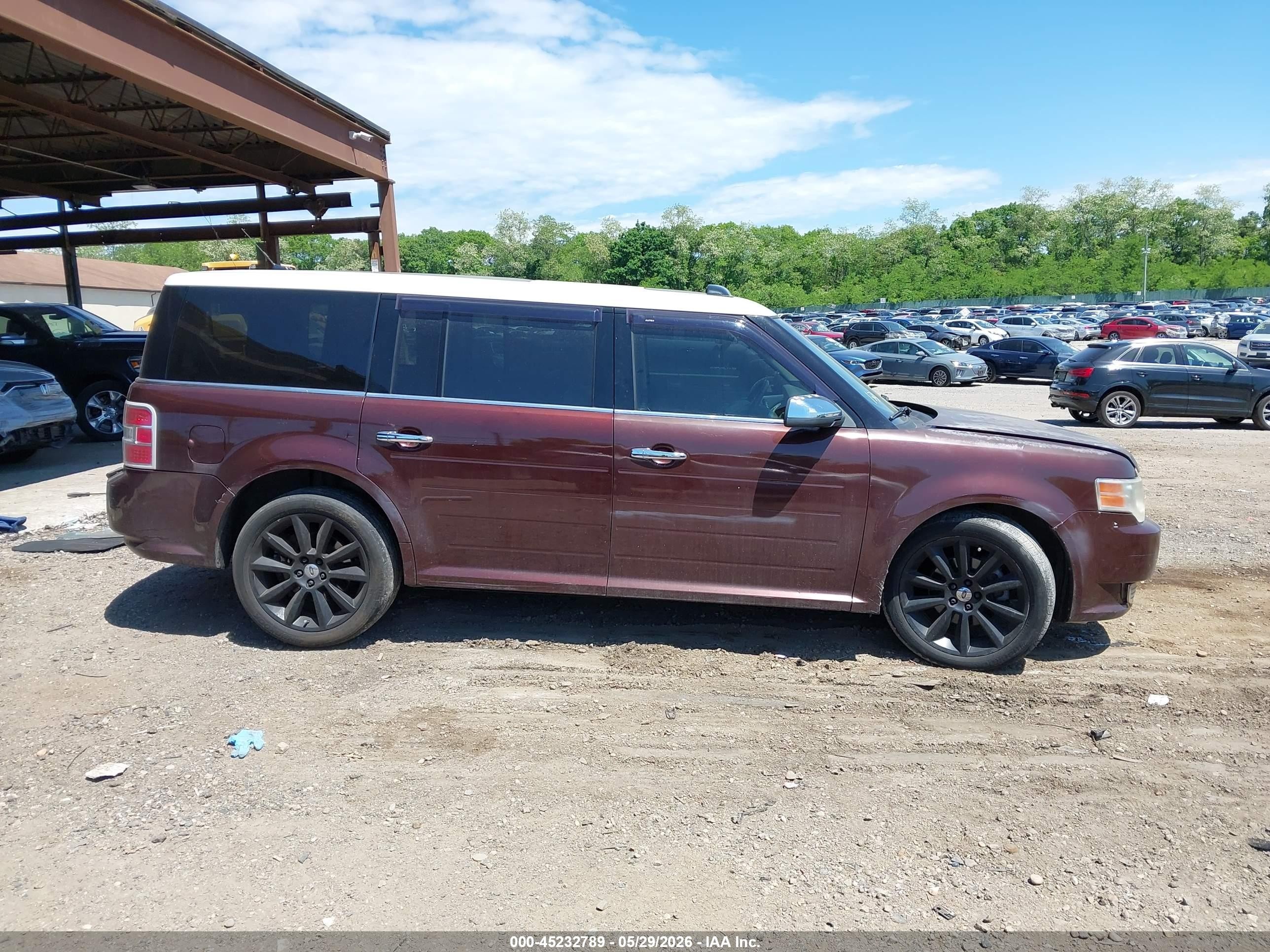 2010 Ford Flex Limited Бордовый vin: 2FMHK6DC7ABA31939