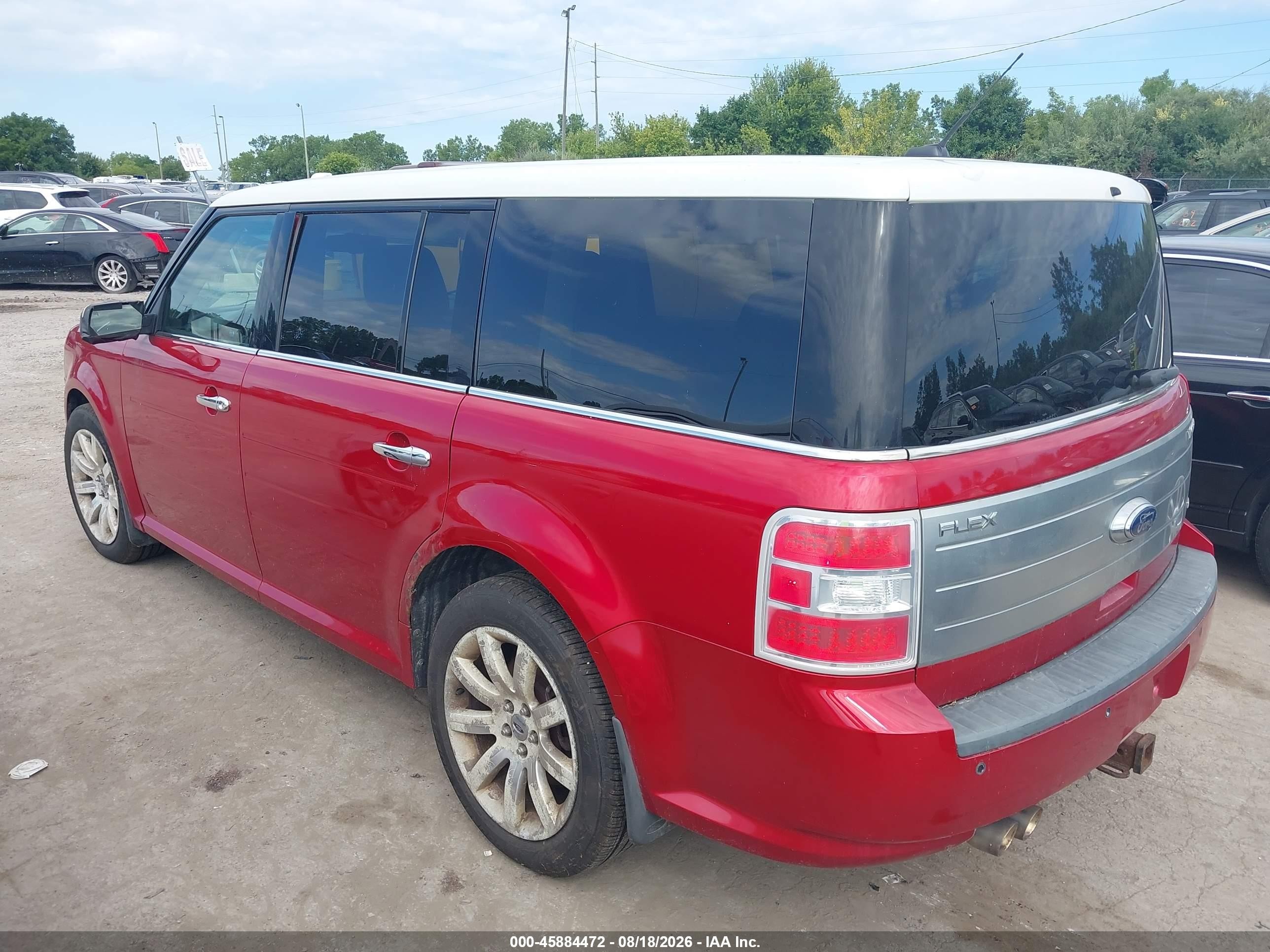 2010 Ford Flex Limited Red vin: 2FMHK6DC7ABA34629