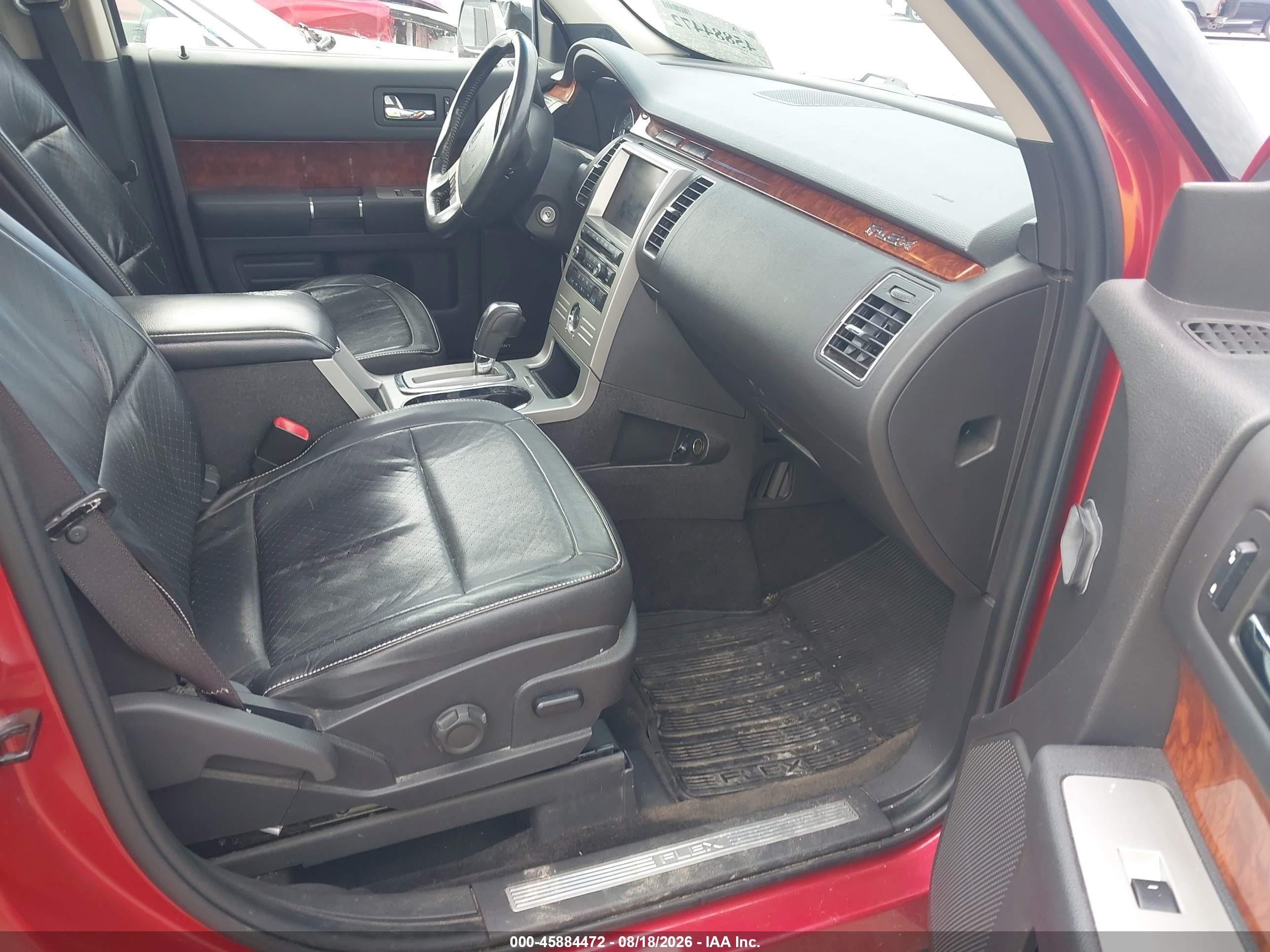 2010 Ford Flex Limited Red vin: 2FMHK6DC7ABA34629