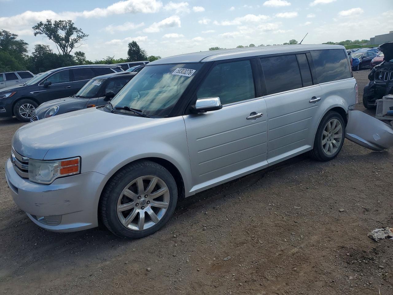 2010 Ford Flex Limited Silver vin: 2FMHK6DC7ABD01025