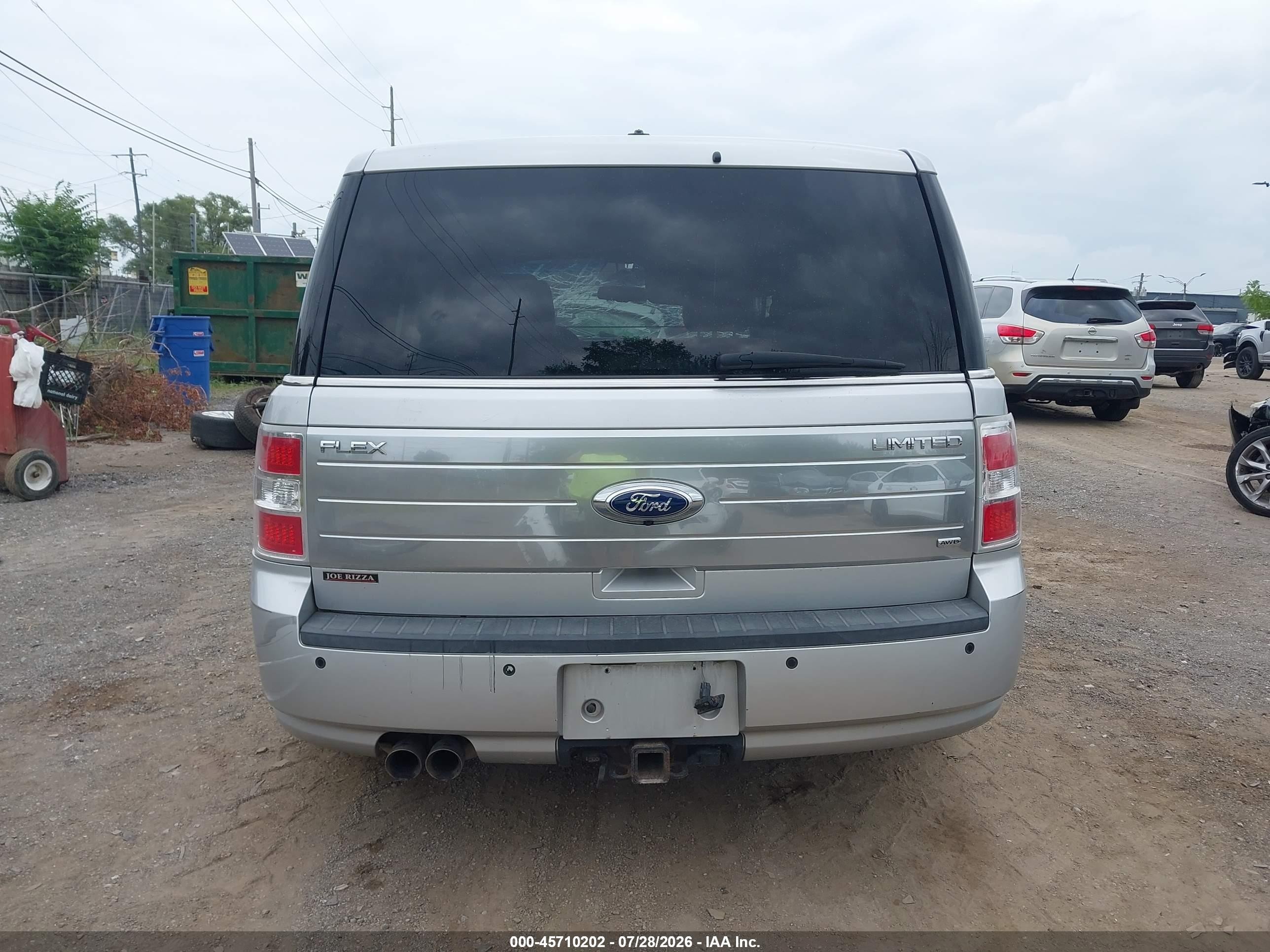 2011 Ford Flex Limited Silver vin: 2FMHK6DC7BBD21437