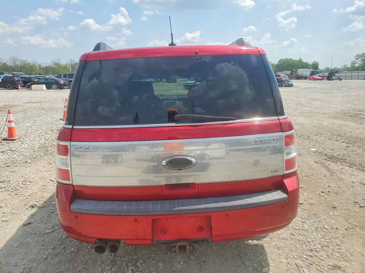 2012 Ford Flex Limited Red vin: 2FMHK6DC7CBD16241