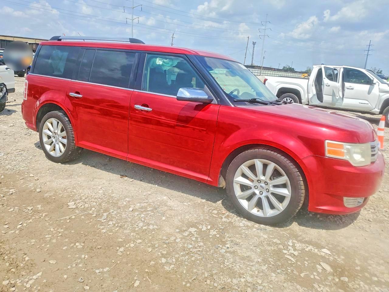 2012 Ford Flex Limited Red vin: 2FMHK6DC7CBD16241