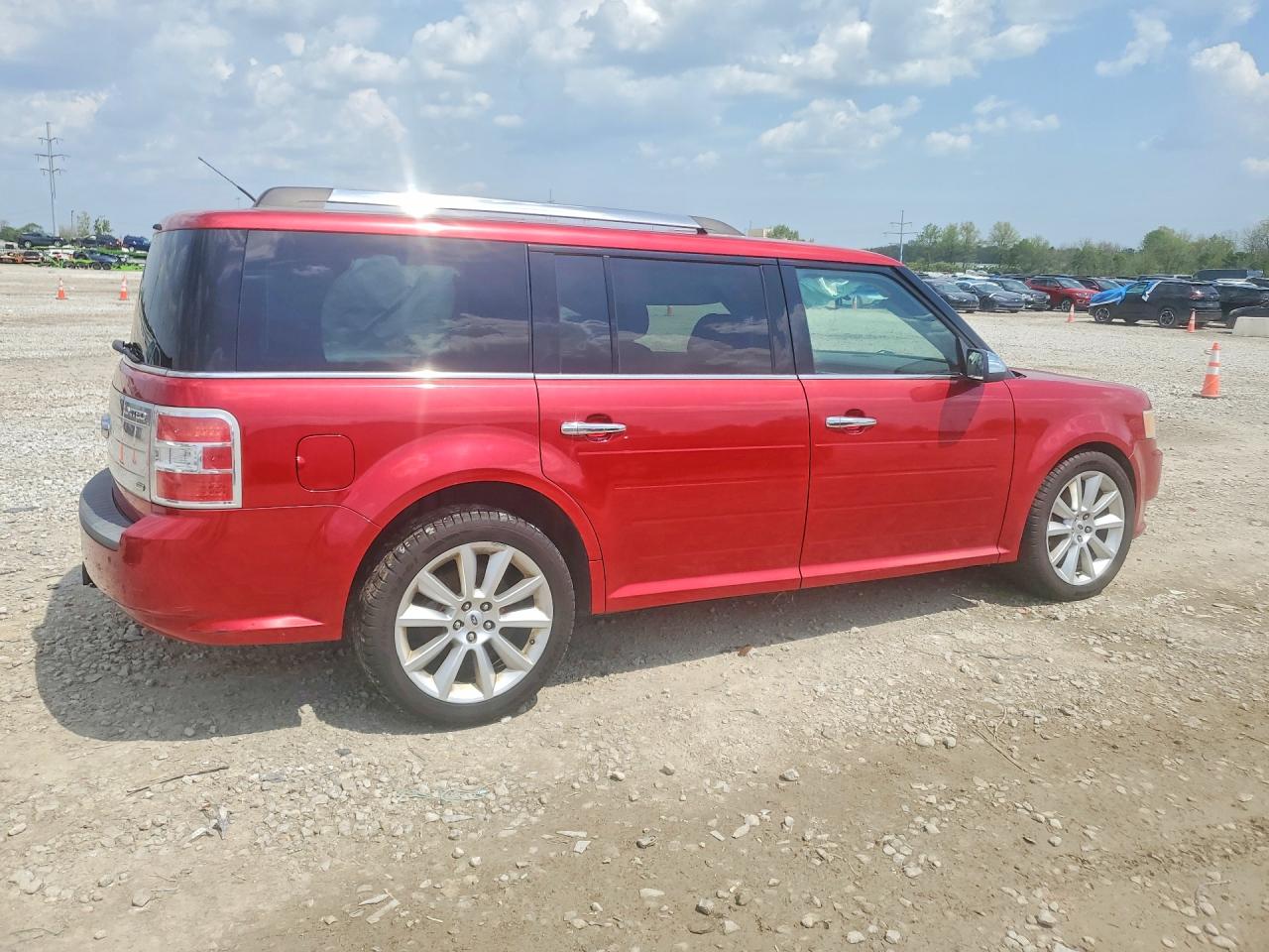 2012 Ford Flex Limited Red vin: 2FMHK6DC7CBD16241