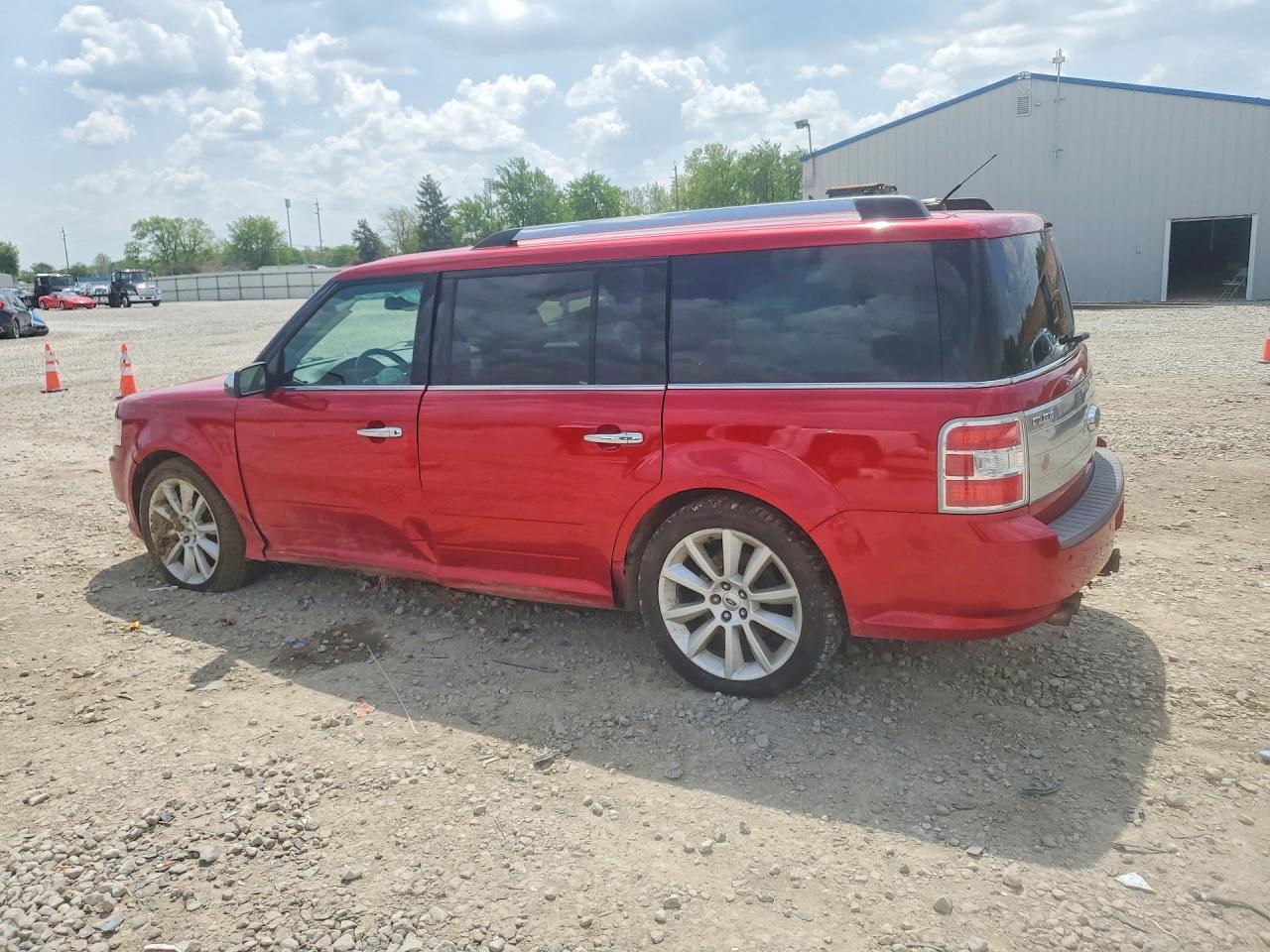 2012 Ford Flex Limited Red vin: 2FMHK6DC7CBD16241