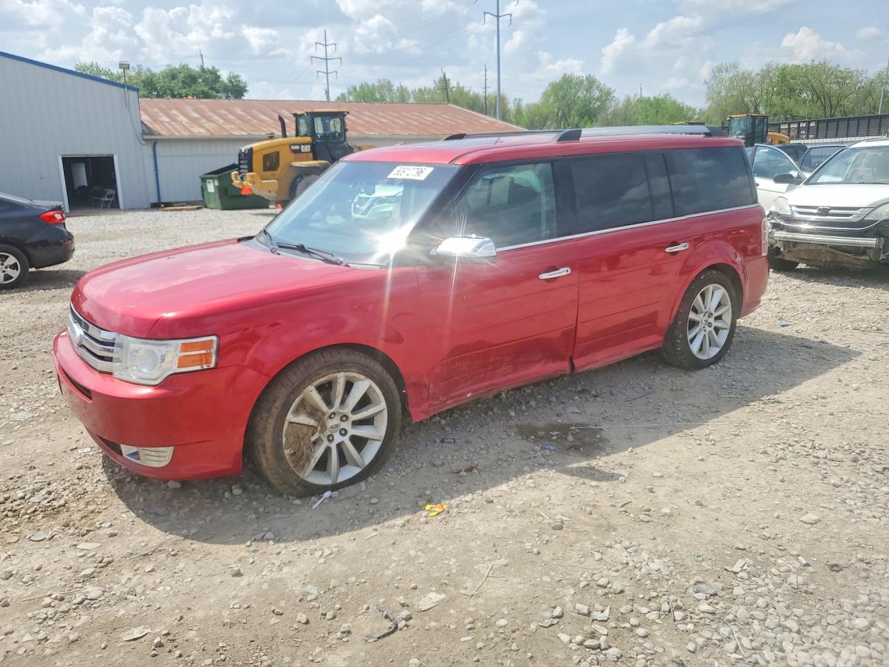2012 Ford Flex Limited Red vin: 2FMHK6DC7CBD16241