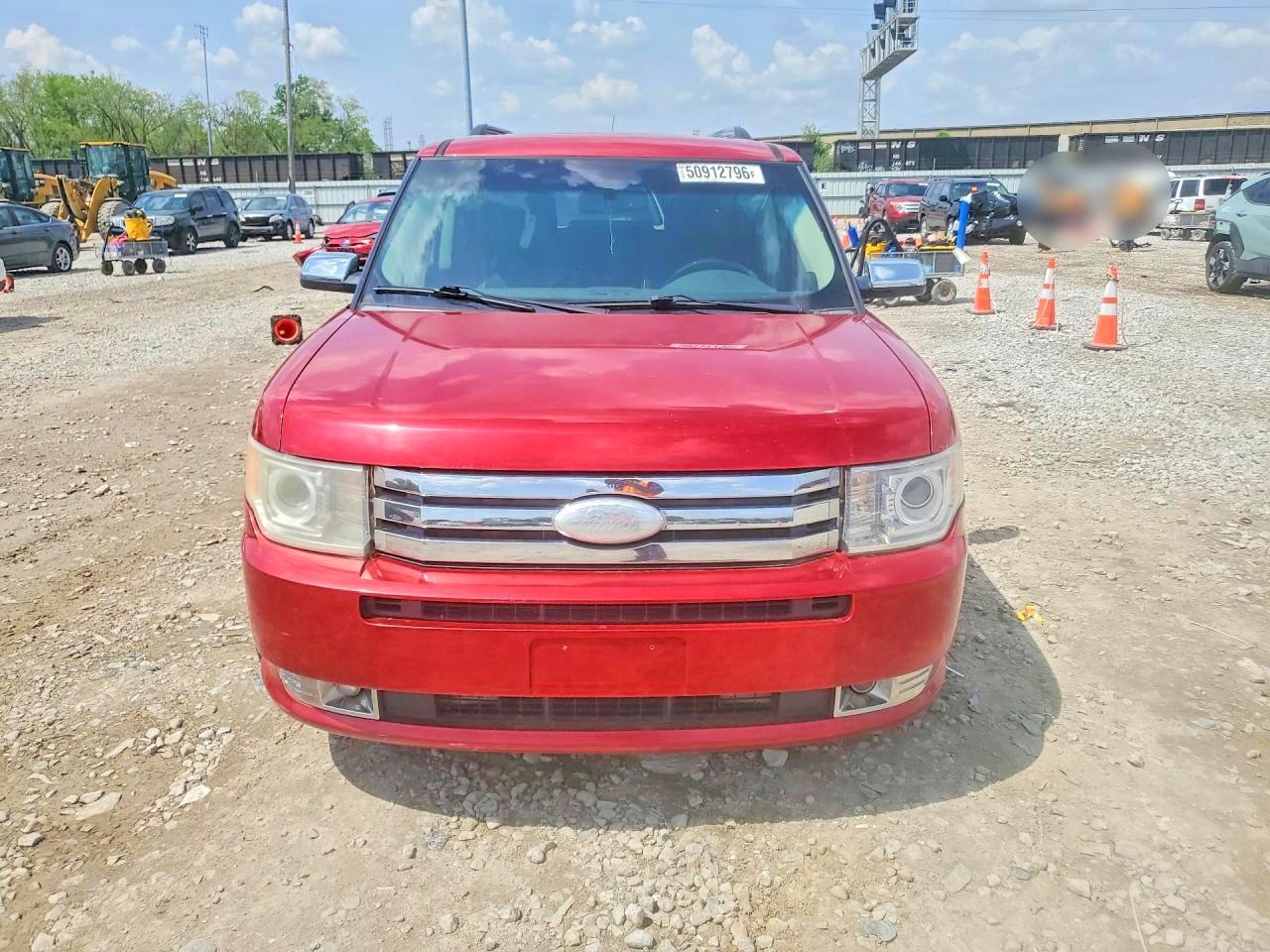 2012 Ford Flex Limited Red vin: 2FMHK6DC7CBD16241