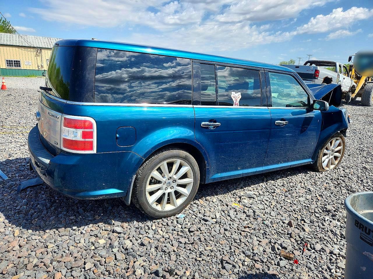 2011 Ford Flex Limited Blue vin: 2FMHK6DC9BBD03327