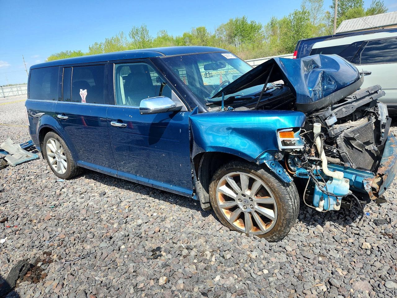 2011 Ford Flex Limited Blue vin: 2FMHK6DC9BBD03327