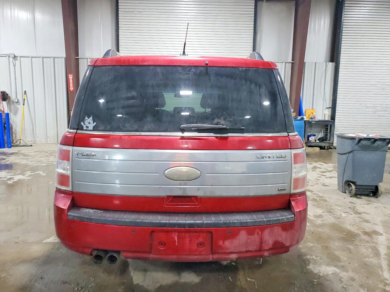 2012 Ford Flex Limited Red vin: 2FMHK6DC9CBD22185