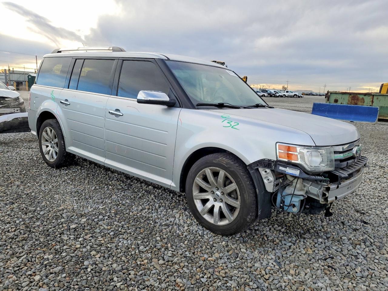 2012 Ford Flex Limited Silver vin: 2FMHK6DC9CBD22784