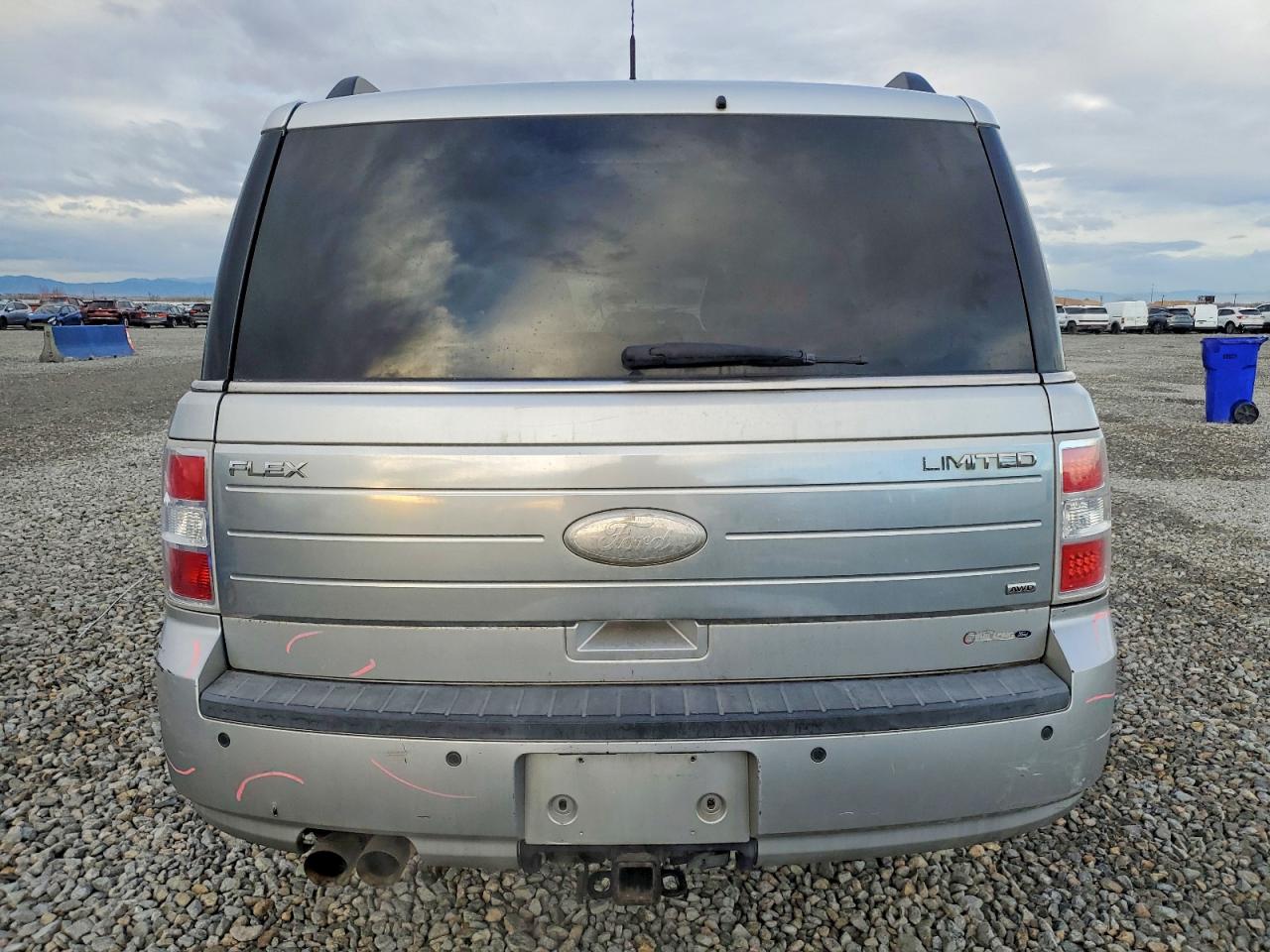2012 Ford Flex Limited Silver vin: 2FMHK6DC9CBD22784