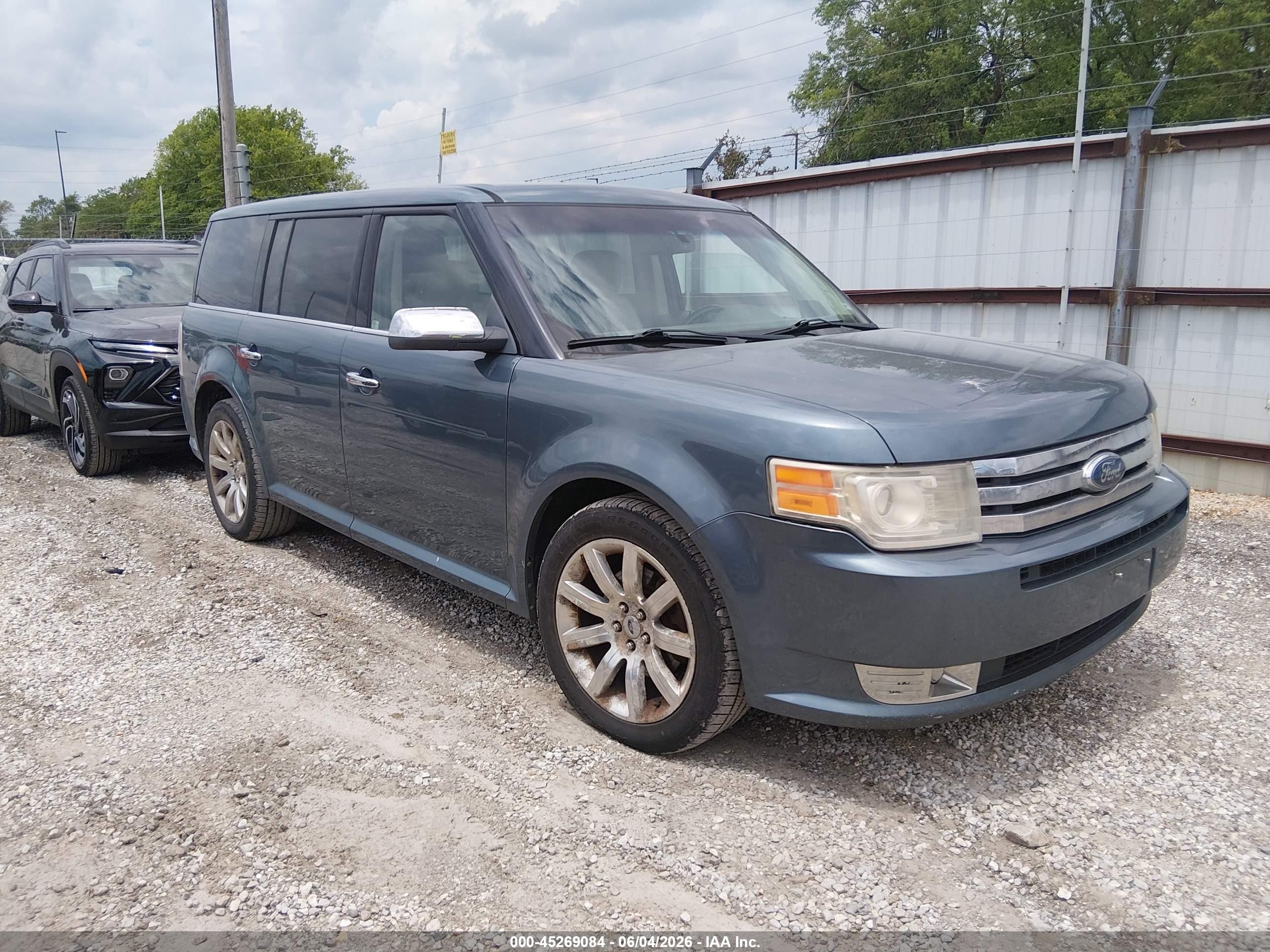 2010 Ford Flex Limited Blue vin: 2FMHK6DCXABA90113