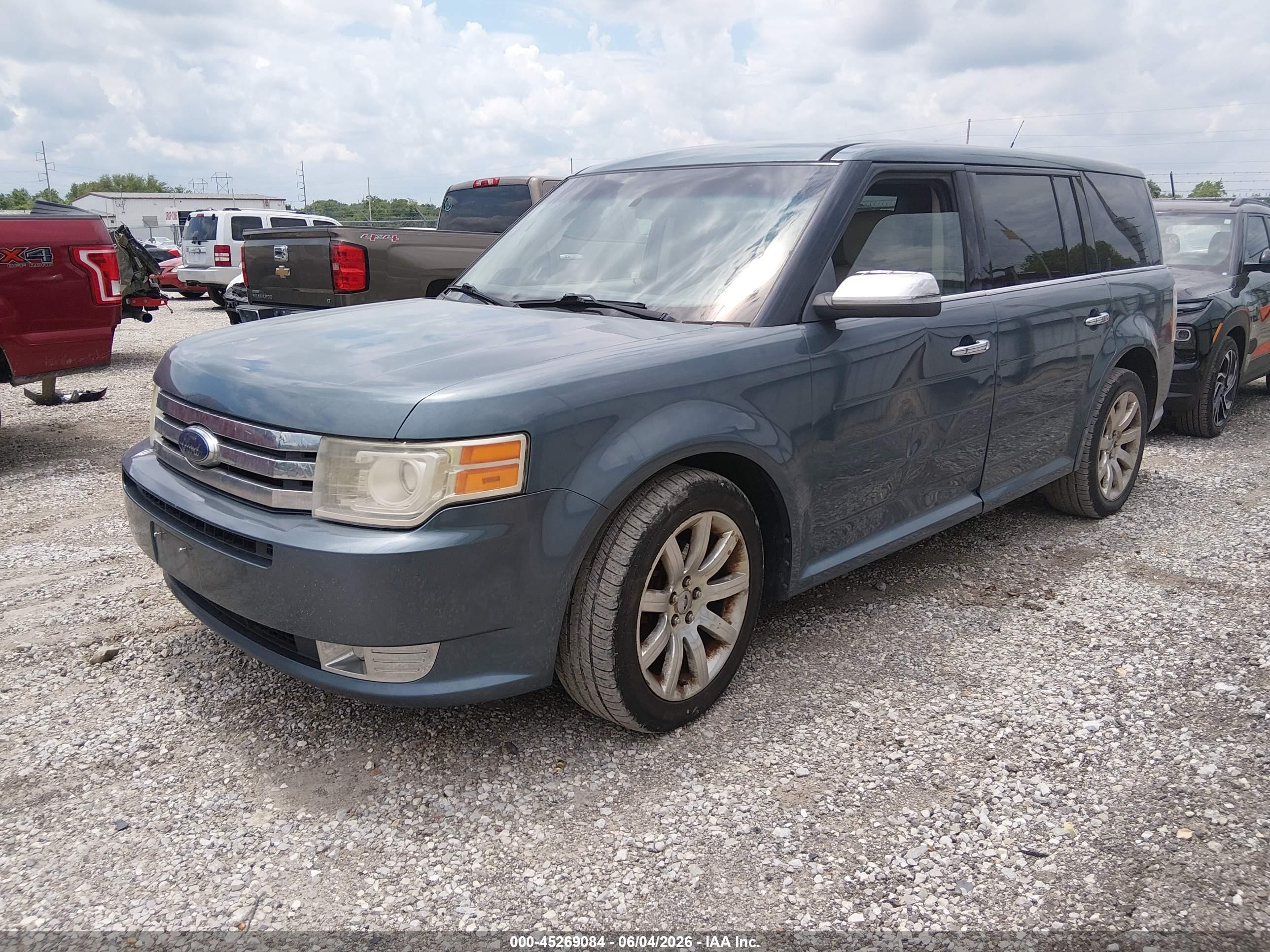 2010 Ford Flex Limited Blue vin: 2FMHK6DCXABA90113