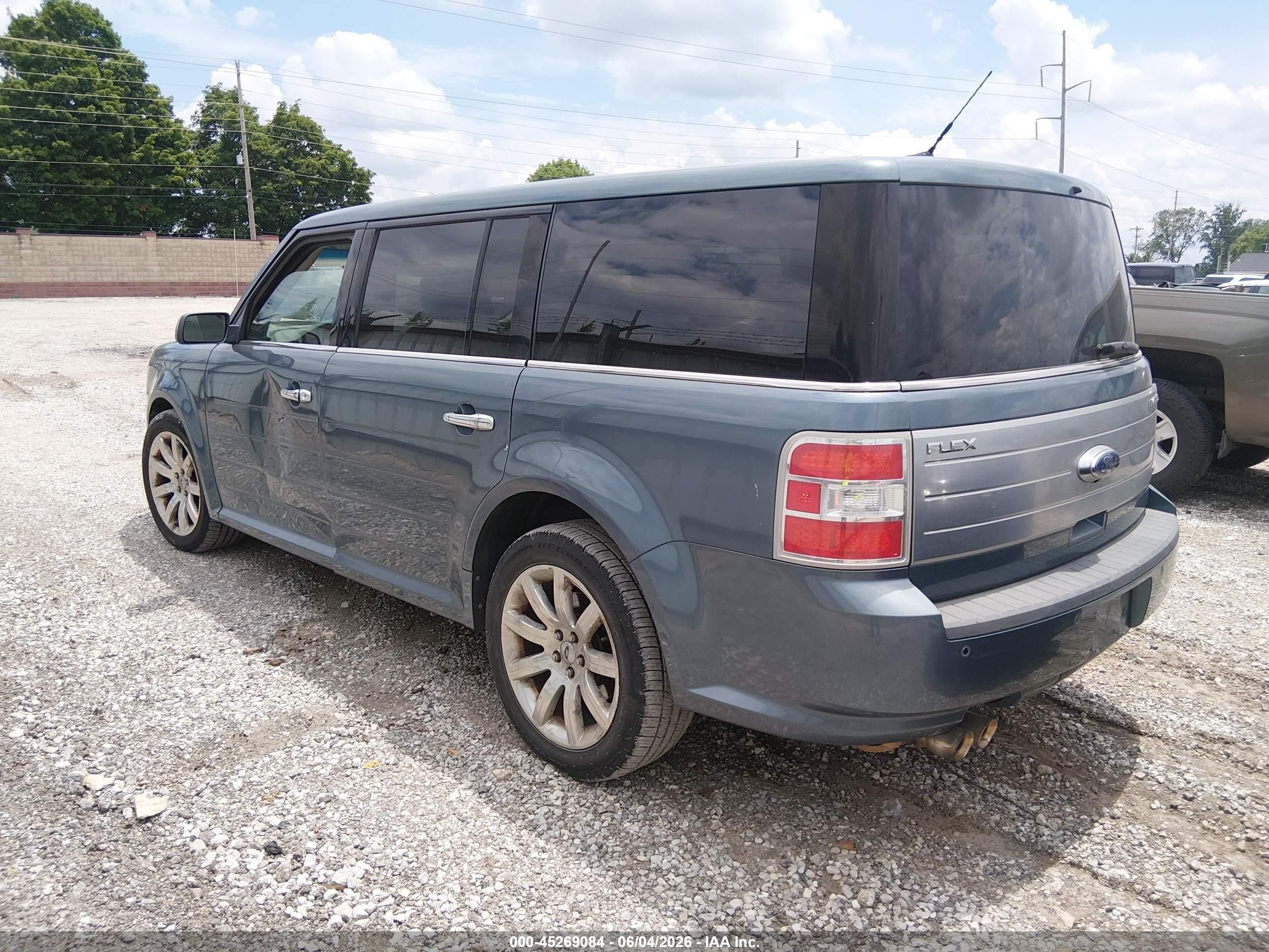 2010 Ford Flex Limited Blue vin: 2FMHK6DCXABA90113