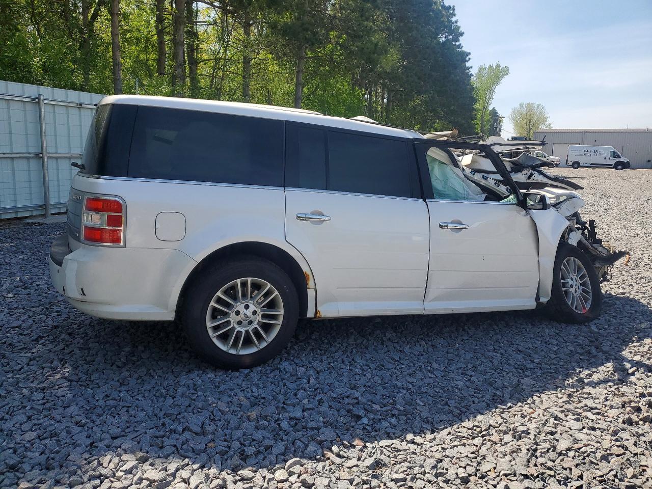 2012 Ford Flex Limited White vin: 2FMHK6DCXCBD02026