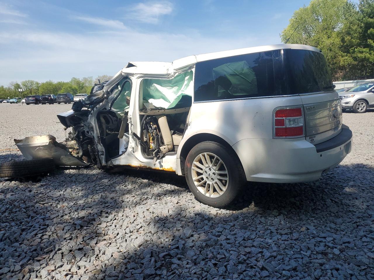 2012 Ford Flex Limited White vin: 2FMHK6DCXCBD02026