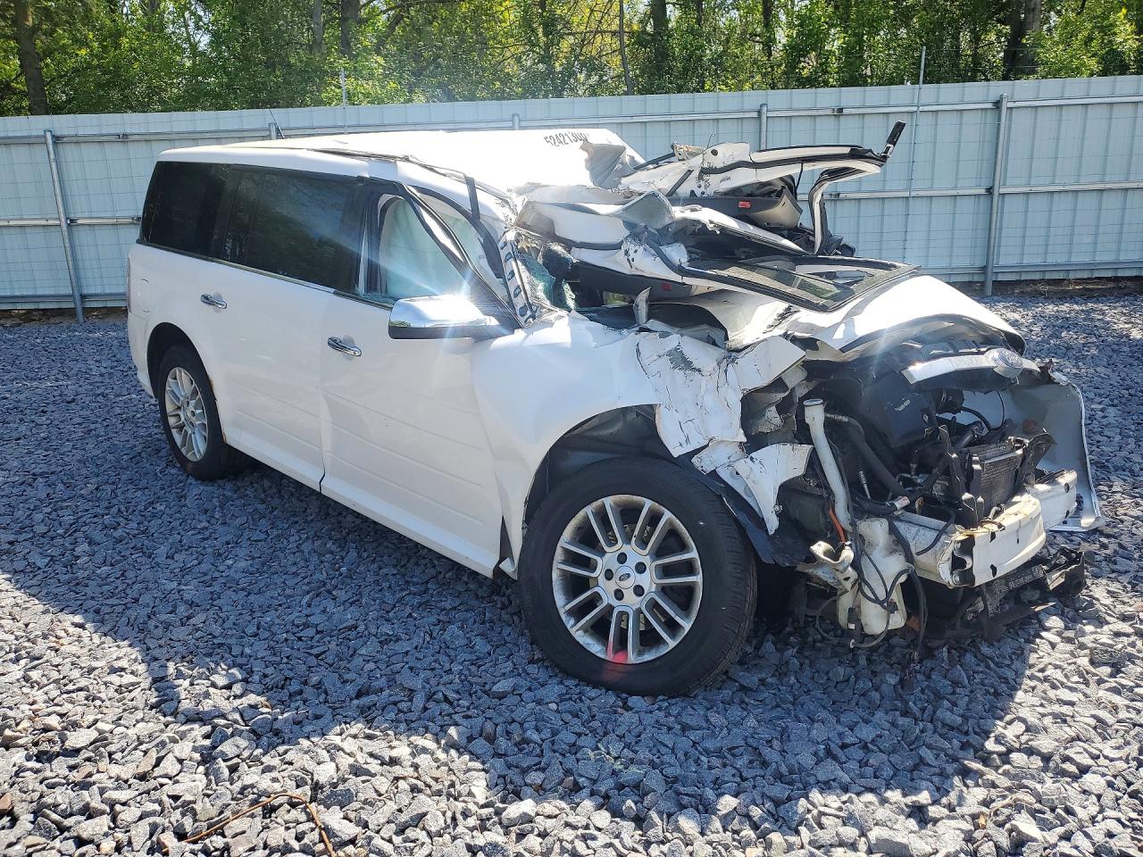 2012 Ford Flex Limited White vin: 2FMHK6DCXCBD02026
