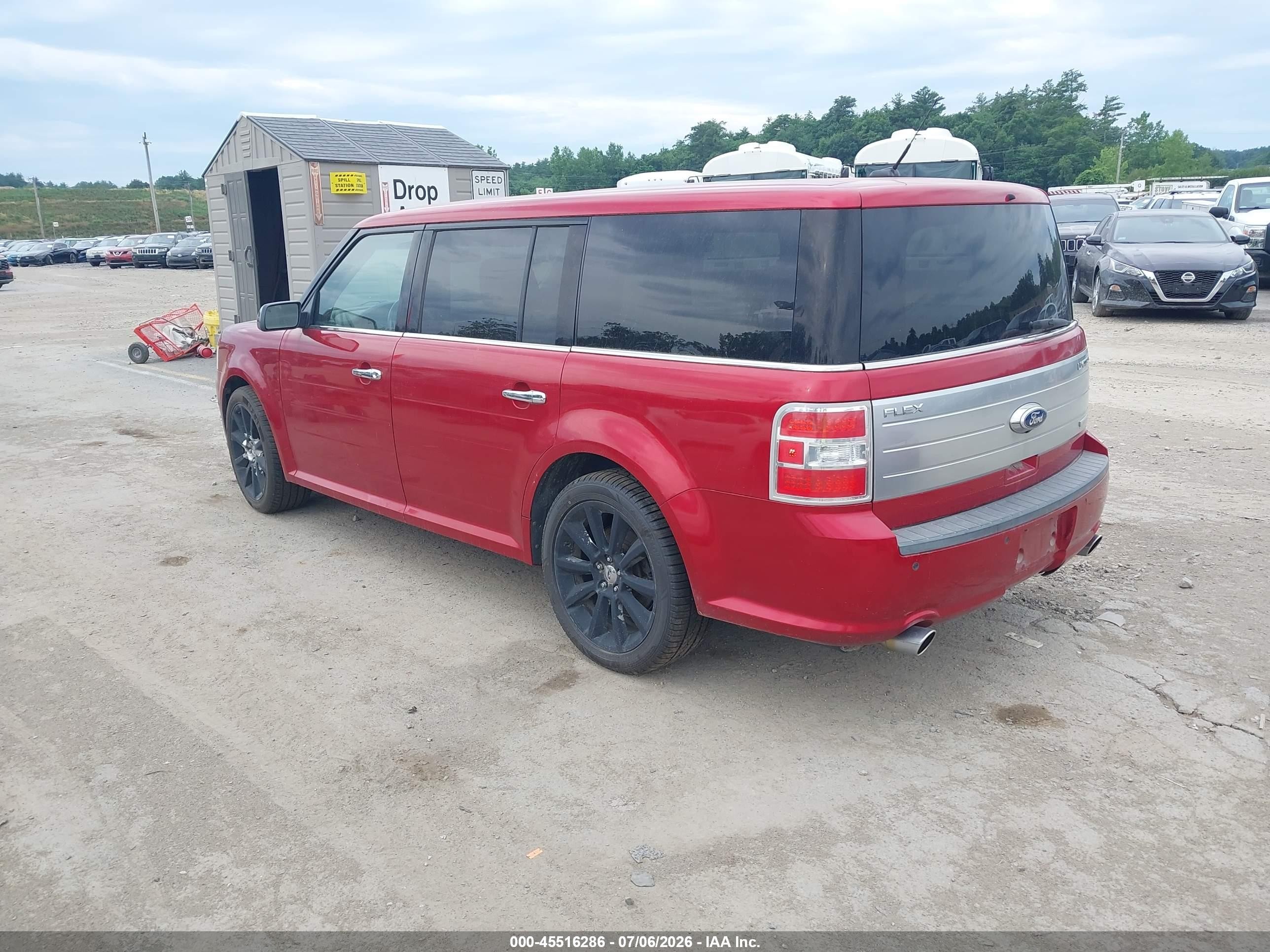 2010 Ford Flex Limited Red vin: 2FMHK6DT0ABD00461