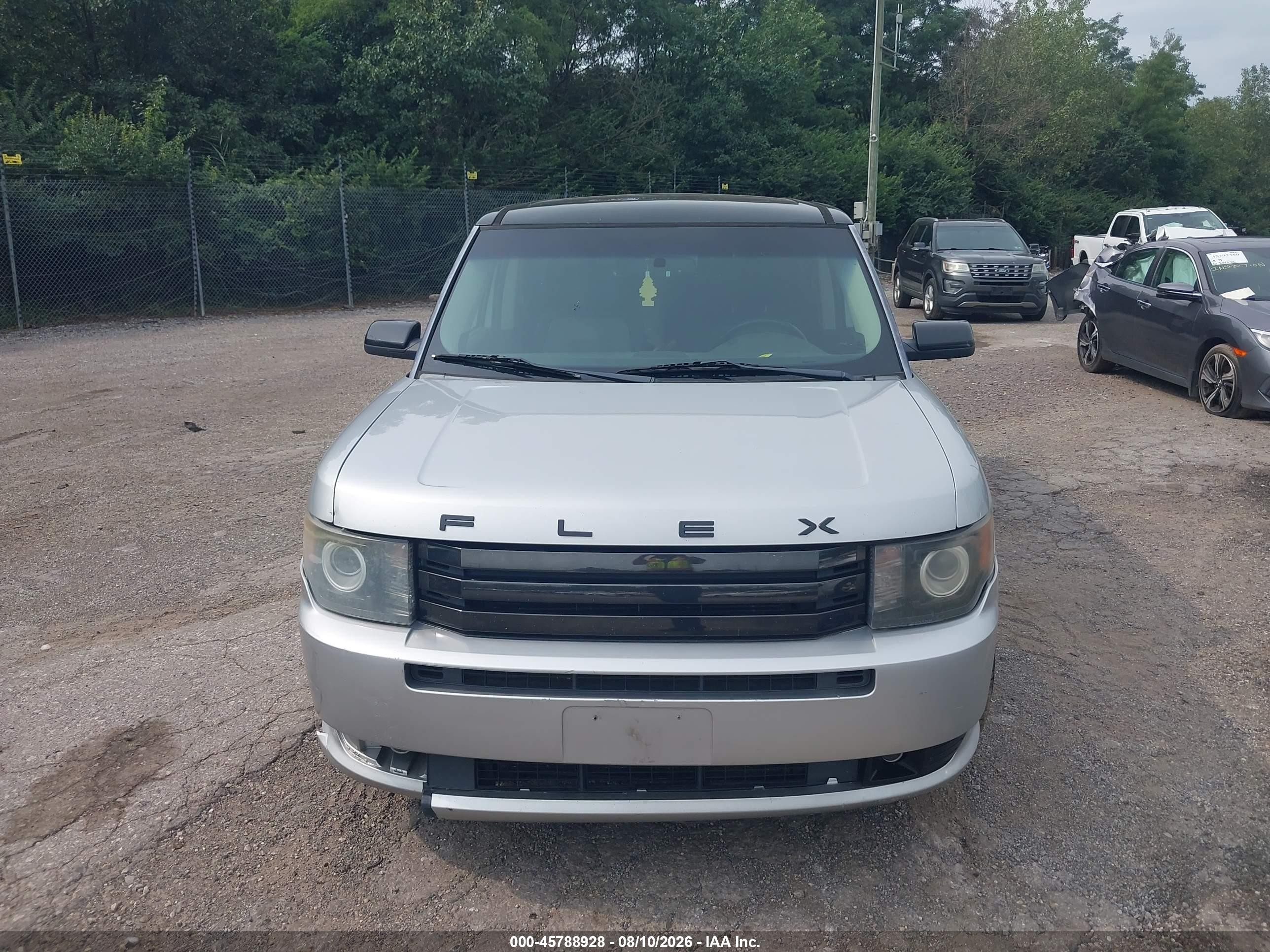 2011 Ford Flex Titanium Silver vin: 2FMHK6DT0BBD34546