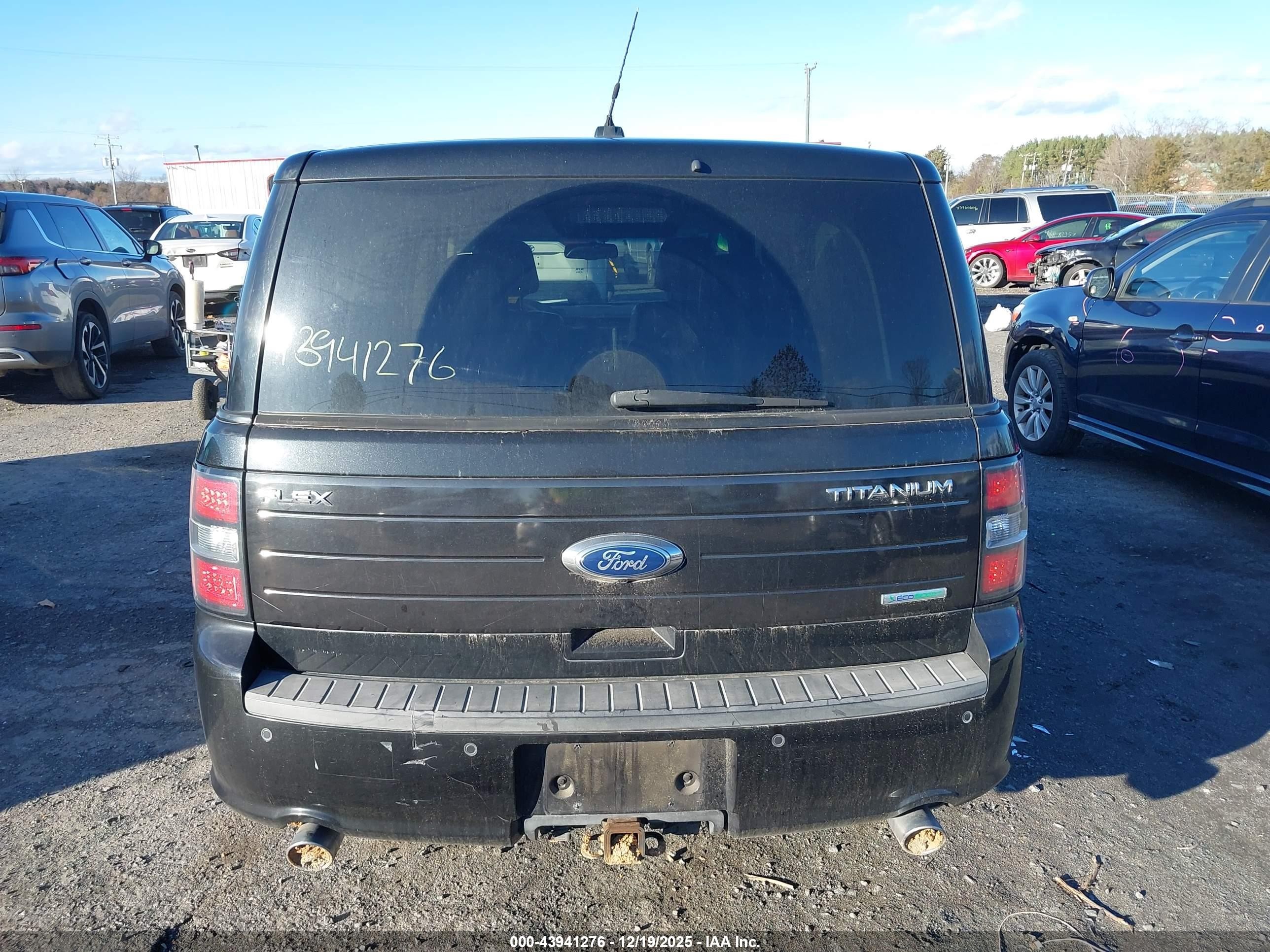 2012 Ford Flex Titanium Black vin: 2FMHK6DT0CBD17599