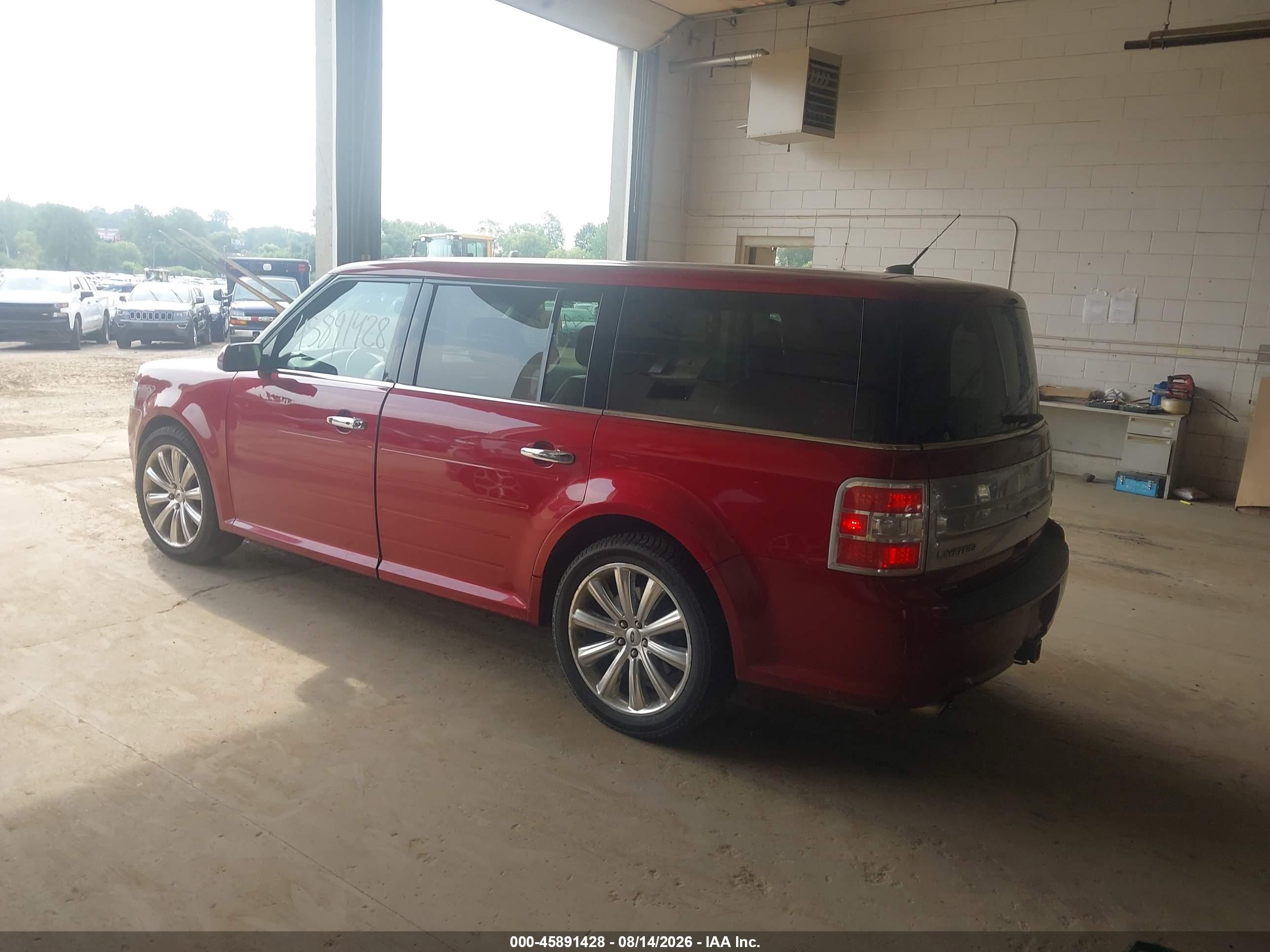2014 Ford Flex Limited Red vin: 2FMHK6DT0EBD07674