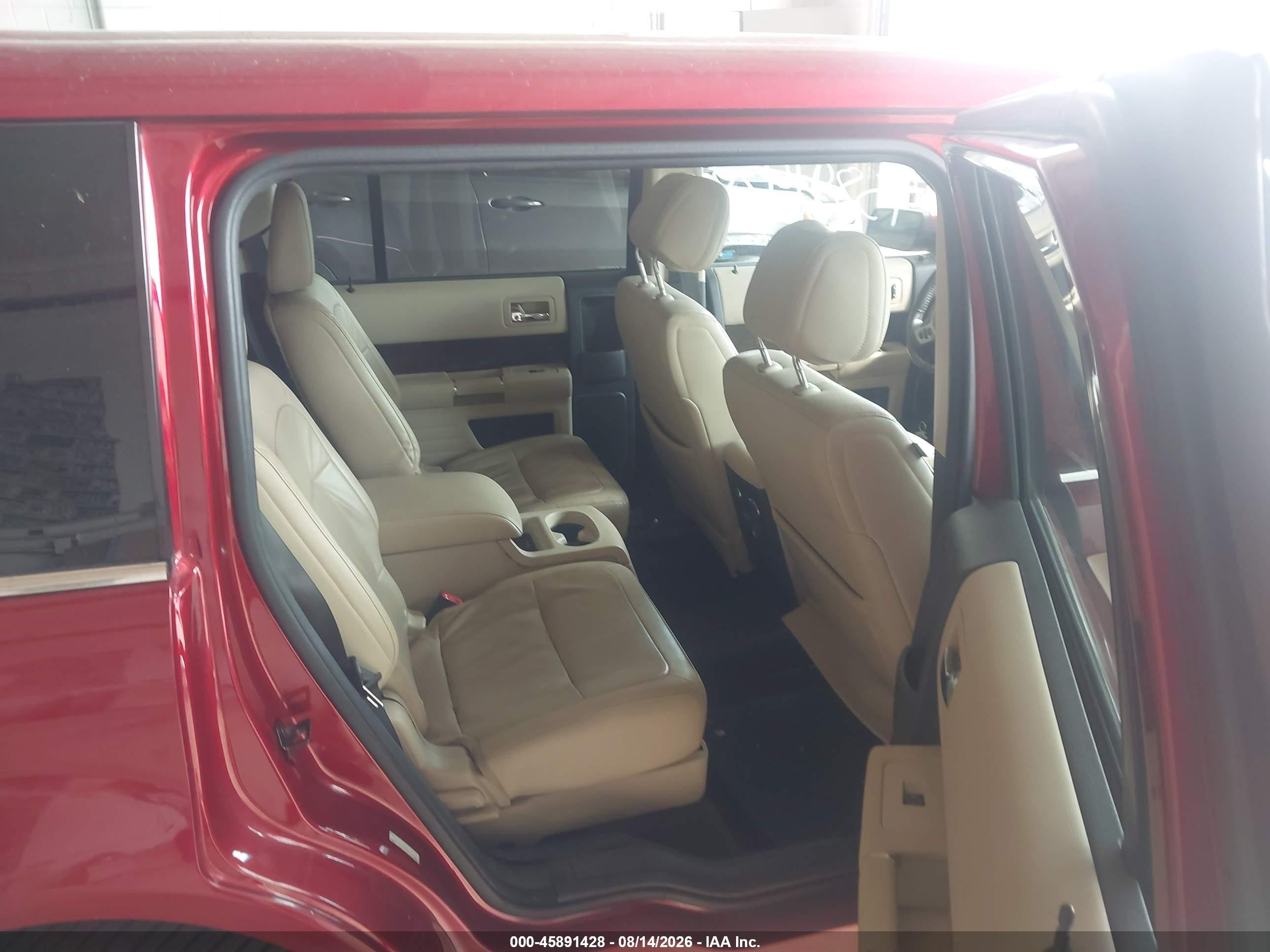 2014 Ford Flex Limited Red vin: 2FMHK6DT0EBD07674