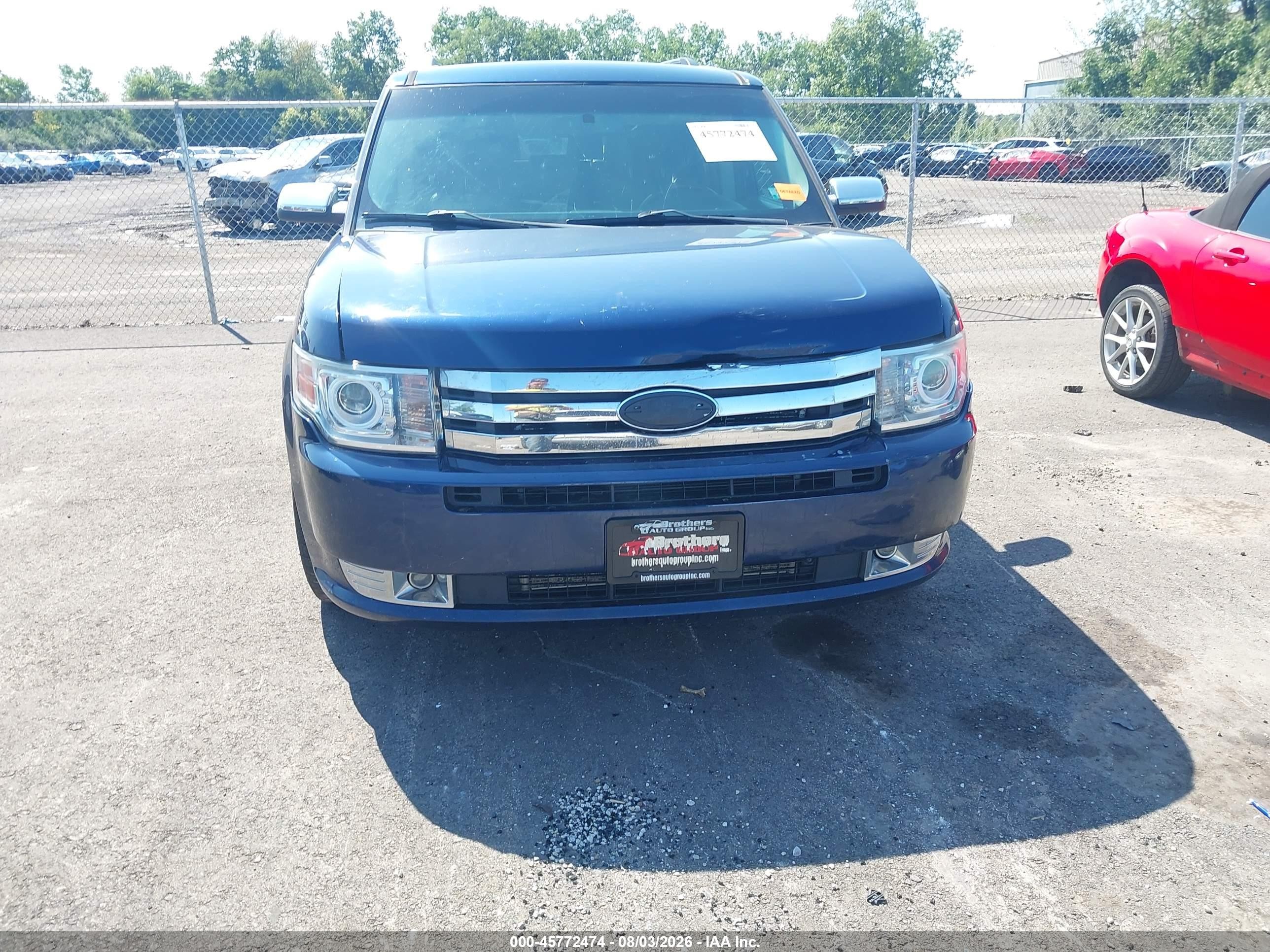 2012 Ford Flex Limited Blue vin: 2FMHK6DT1CBD17935