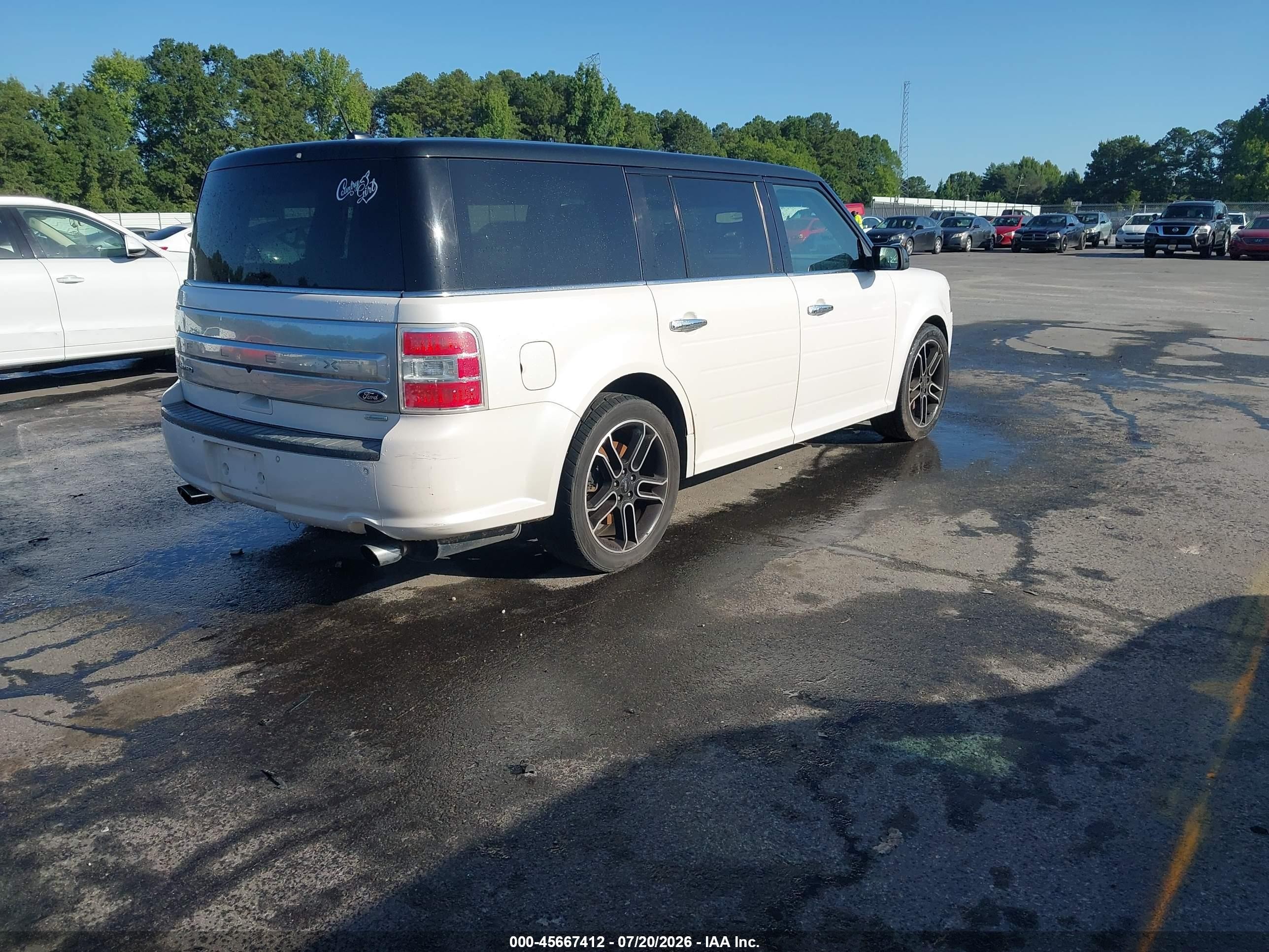 2013 Ford Flex Limited Белый vin: 2FMHK6DT1DBD05804