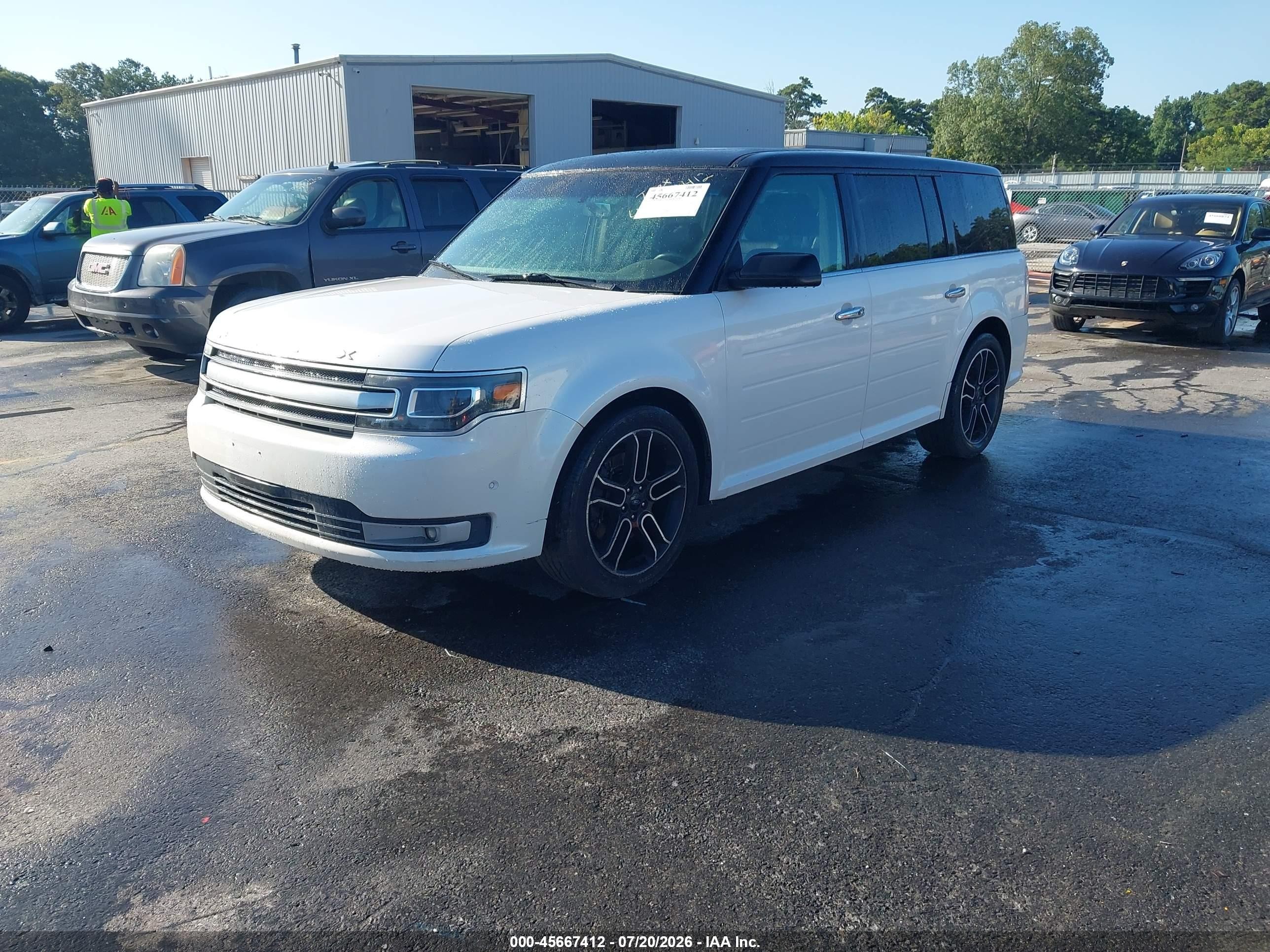2013 Ford Flex Limited Белый vin: 2FMHK6DT1DBD05804
