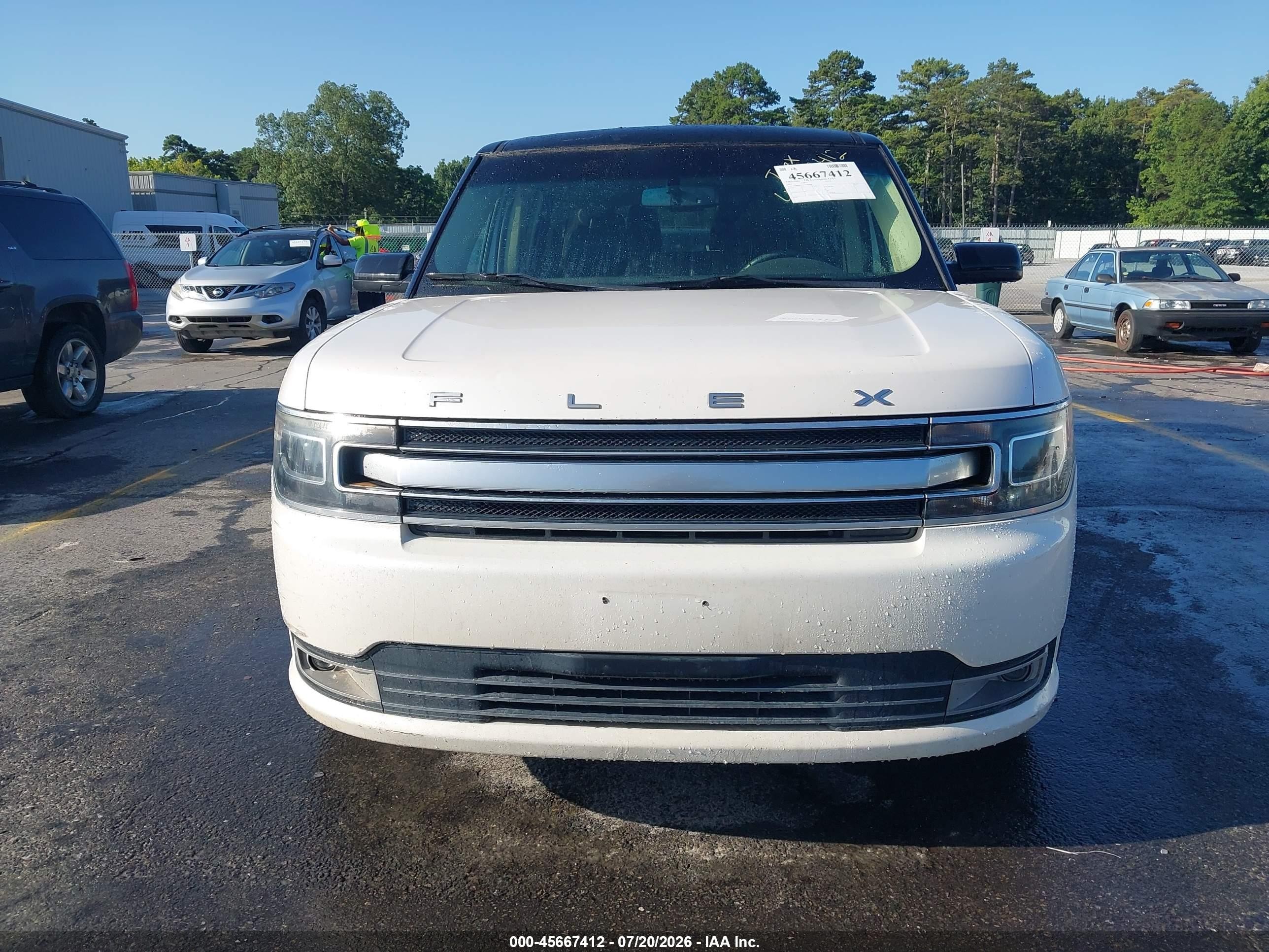 2013 Ford Flex Limited Белый vin: 2FMHK6DT1DBD05804
