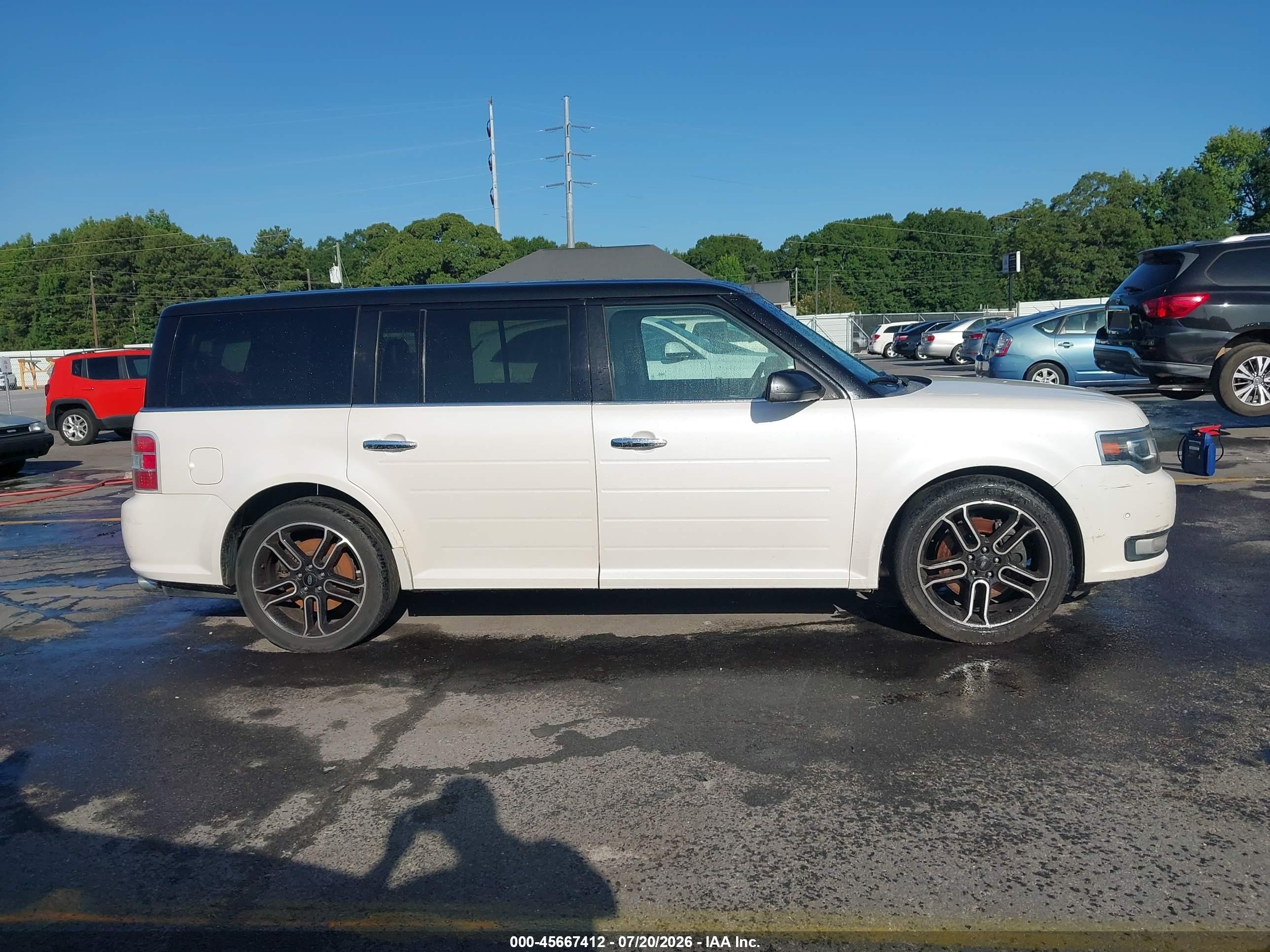 2013 Ford Flex Limited Белый vin: 2FMHK6DT1DBD05804