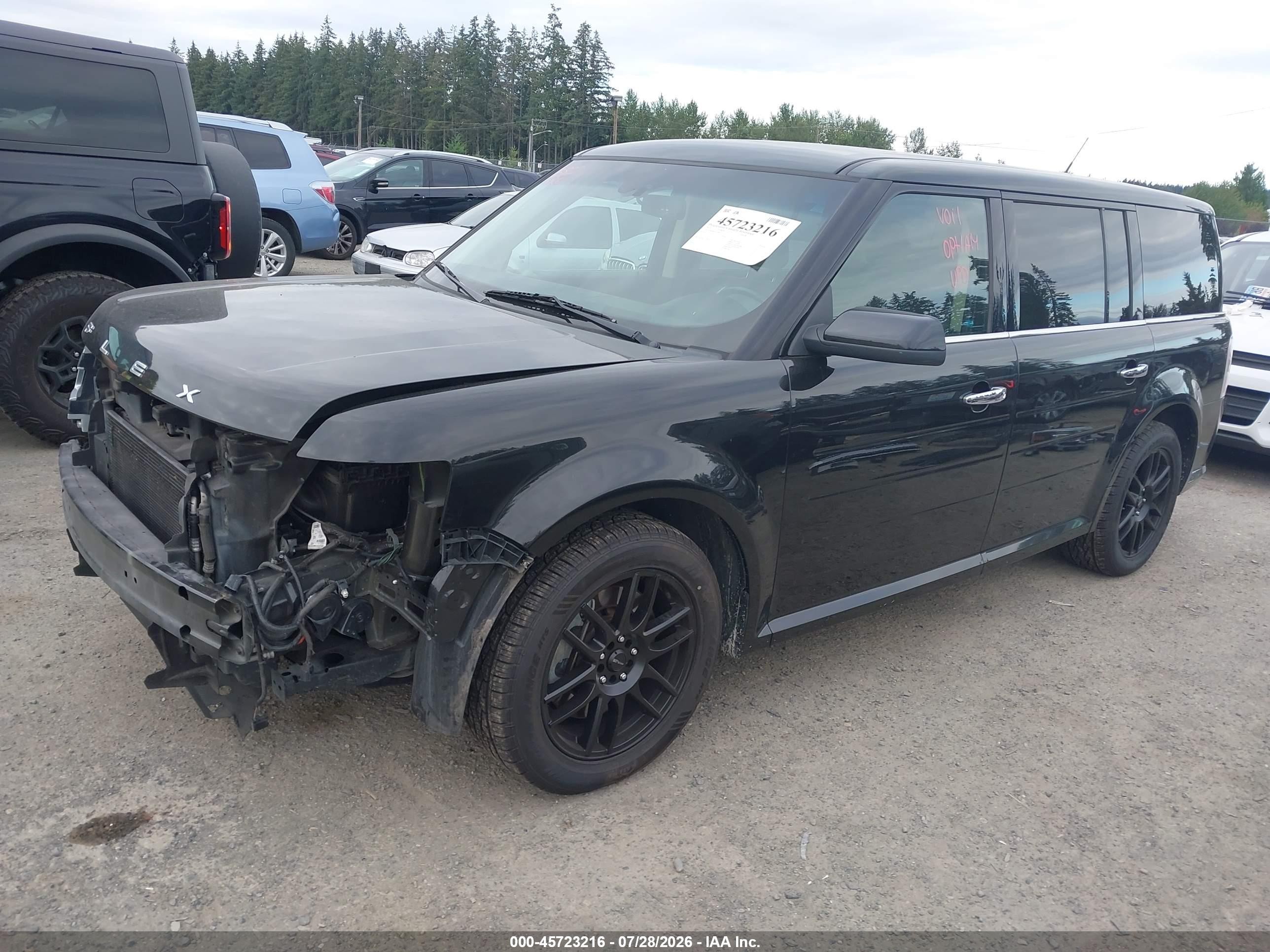 2013 Ford Flex Limited Black vin: 2FMHK6DT1DBD37152