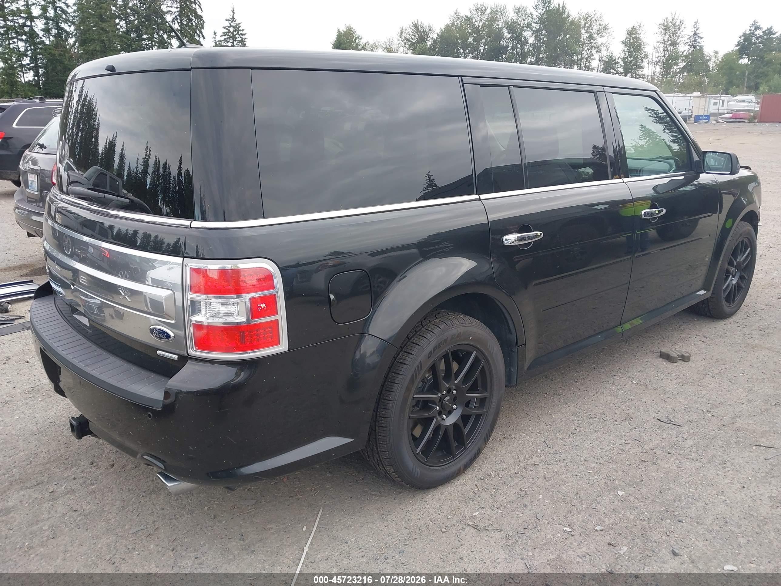 2013 Ford Flex Limited Black vin: 2FMHK6DT1DBD37152