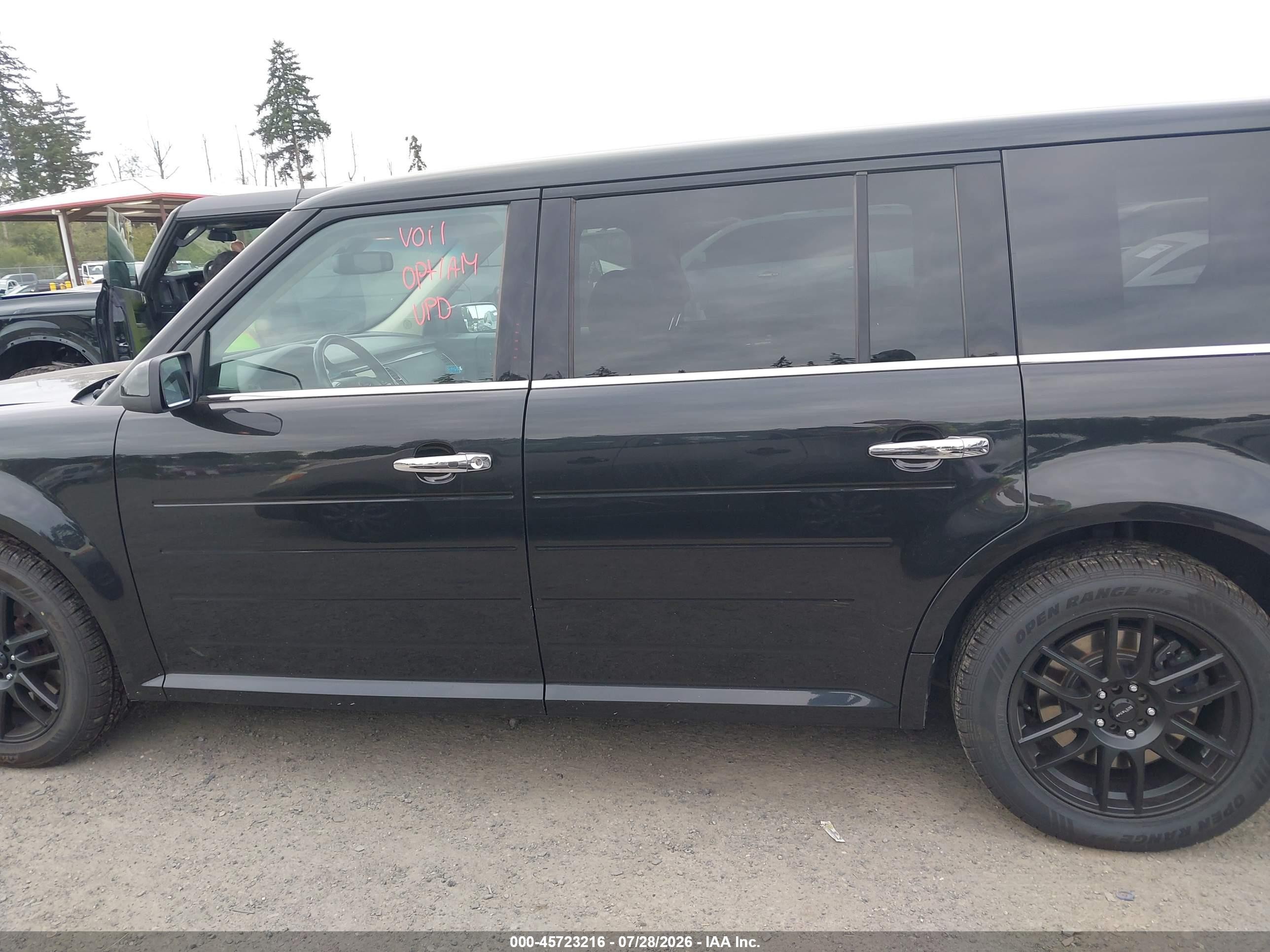 2013 Ford Flex Limited Black vin: 2FMHK6DT1DBD37152
