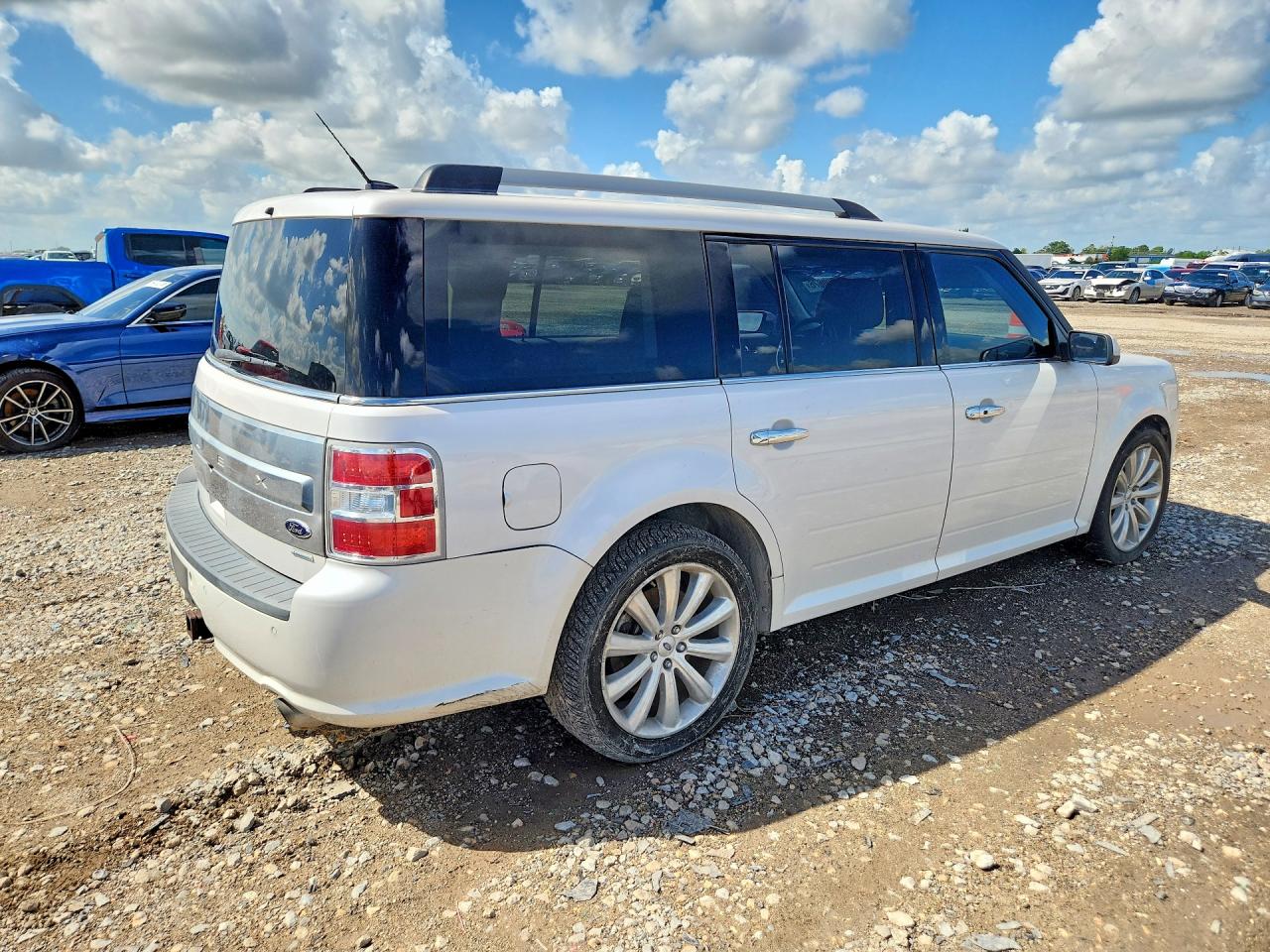 2014 Ford Flex Limited Белый vin: 2FMHK6DT1EBD39730