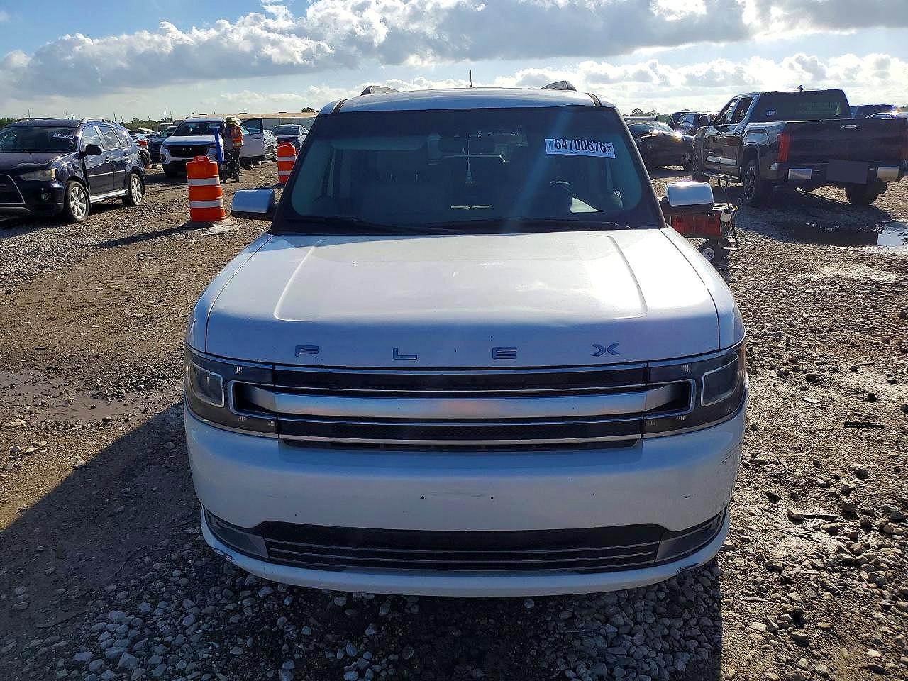 2014 Ford Flex Limited Белый vin: 2FMHK6DT1EBD39730
